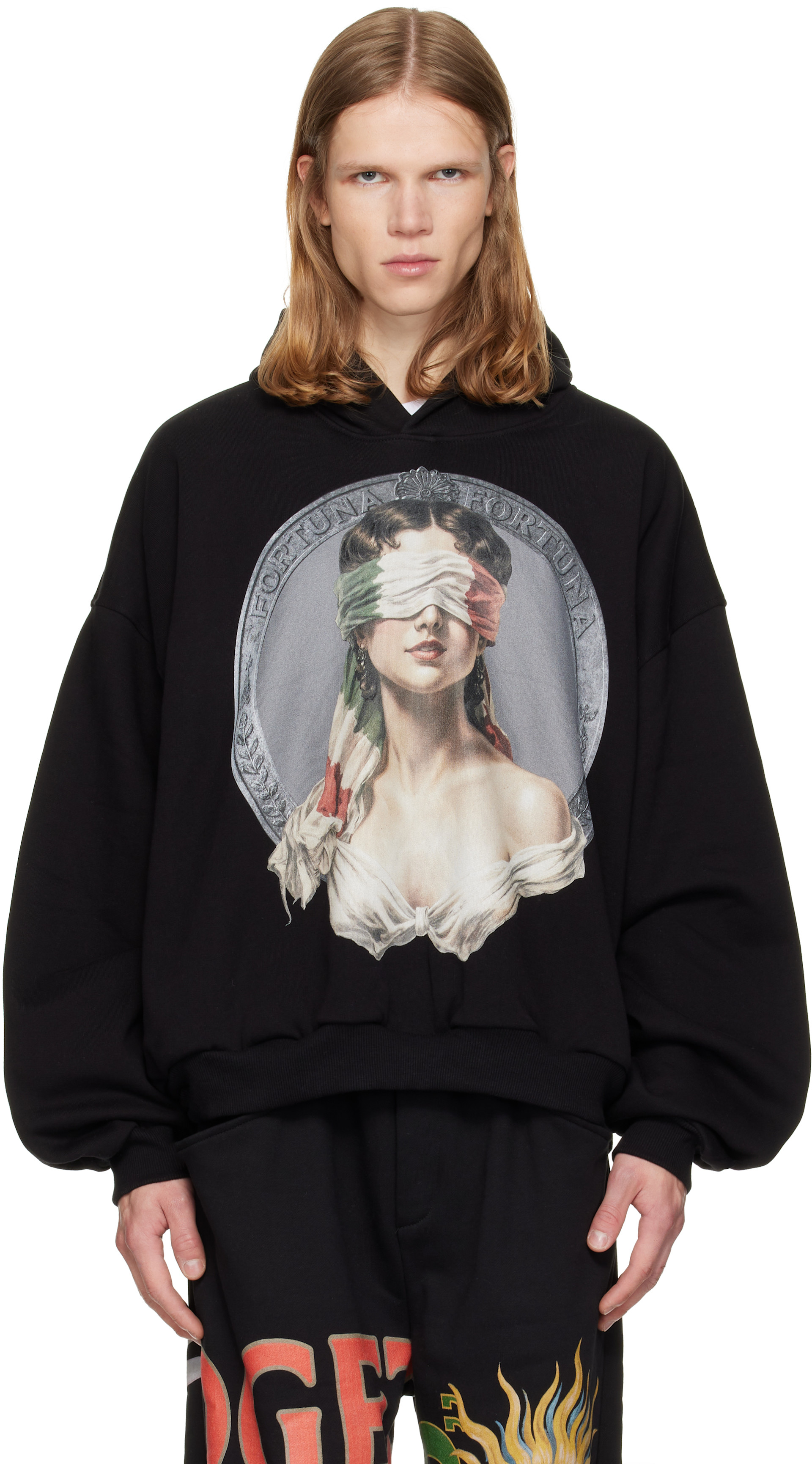 PDF - Pull à capuche Mi Fortuna noir
