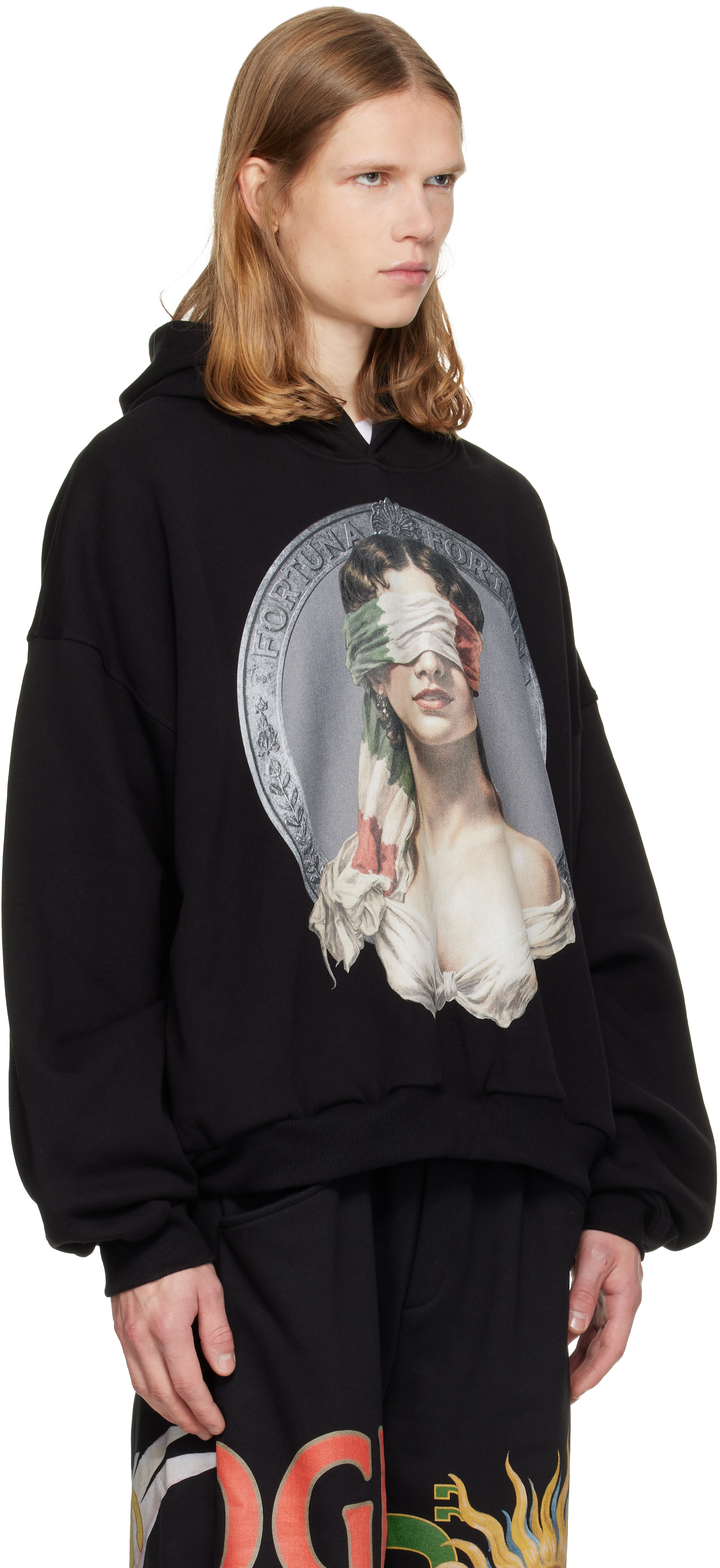 PDF - Pull à capuche Mi Fortuna noir