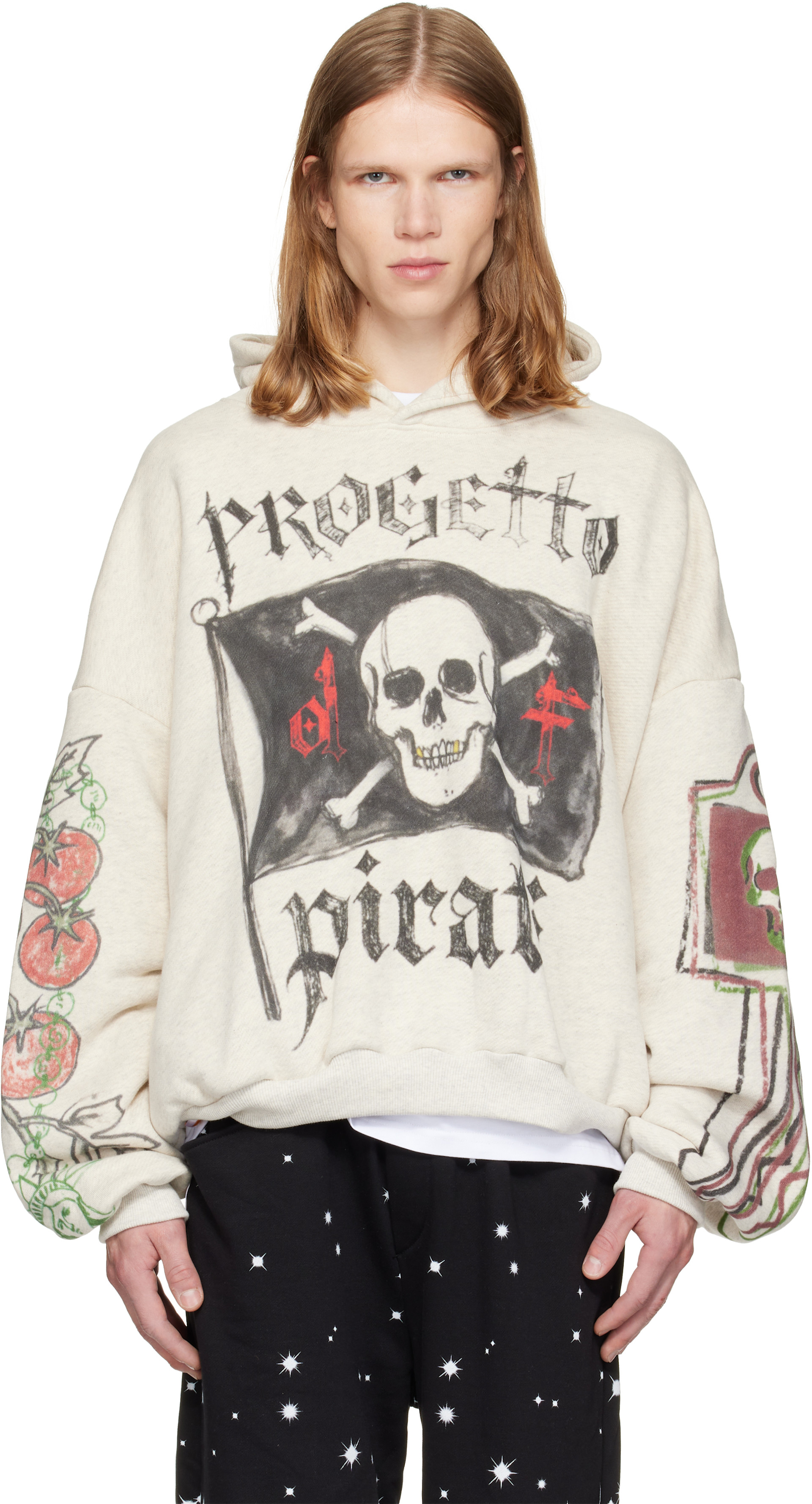 PDF - Pull Mi Pirate beige et gris