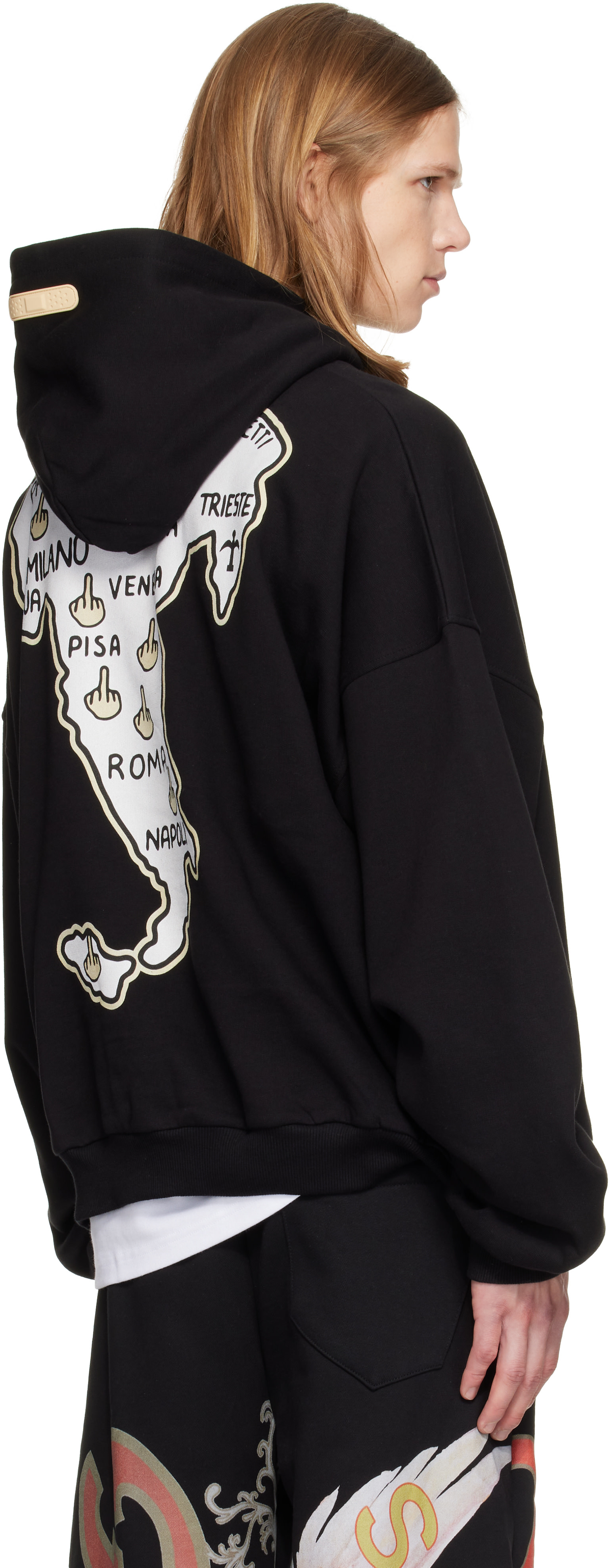 PDF - Pull à capuche Mi Italy noir