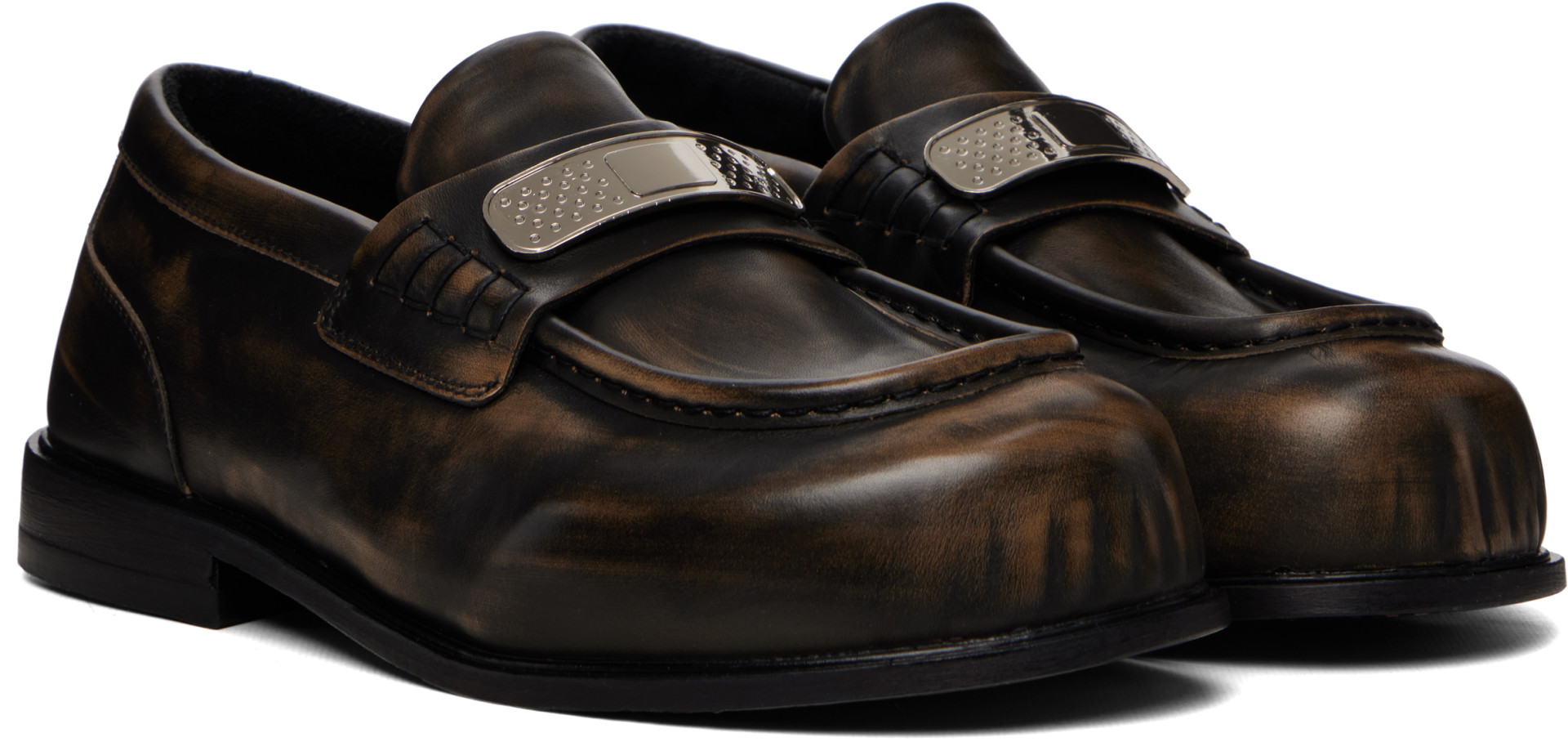 PDF - Brown 'Il Mocasso' Loafers