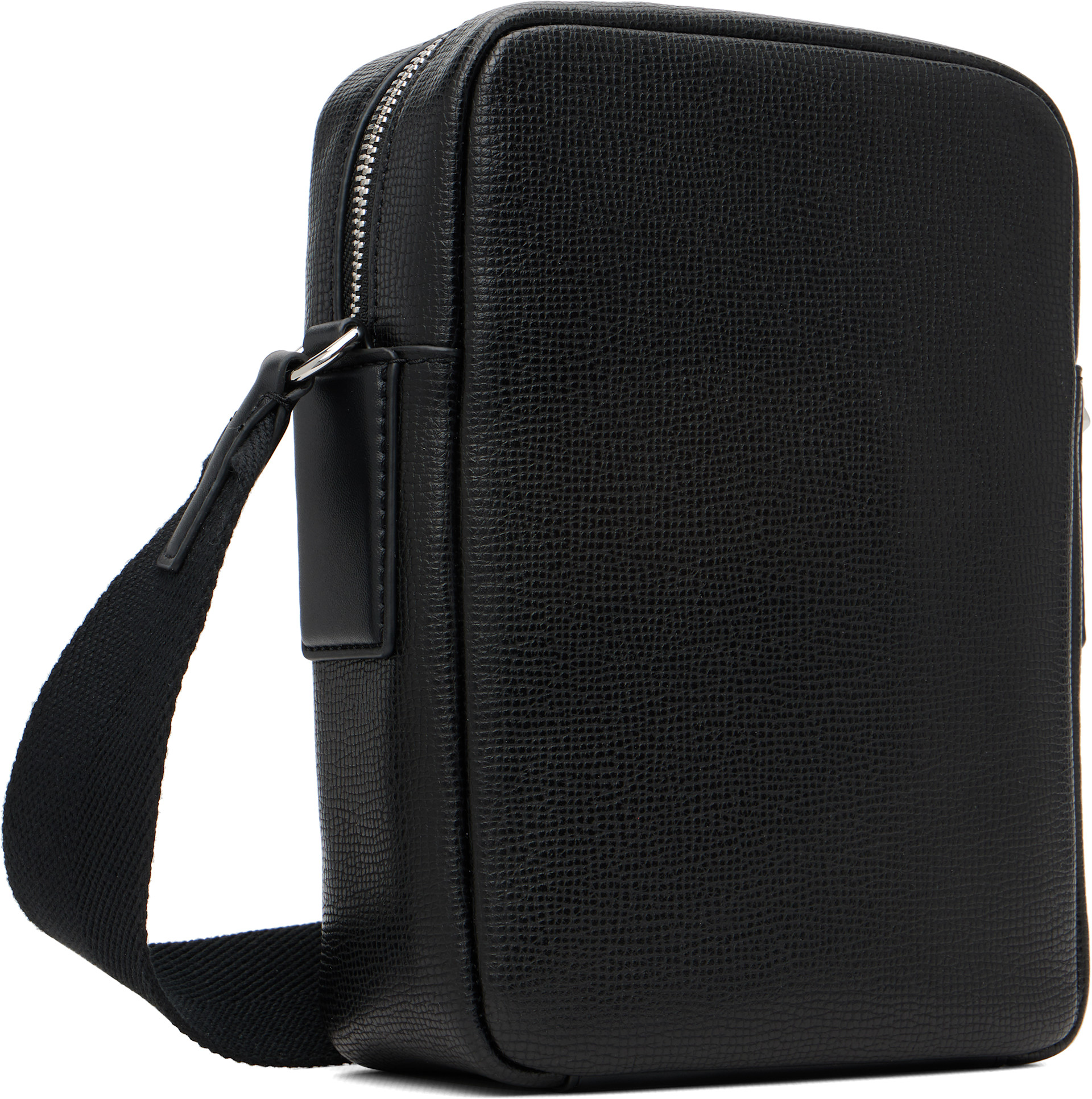 Lacoste - Black Ossian Leather Satchel