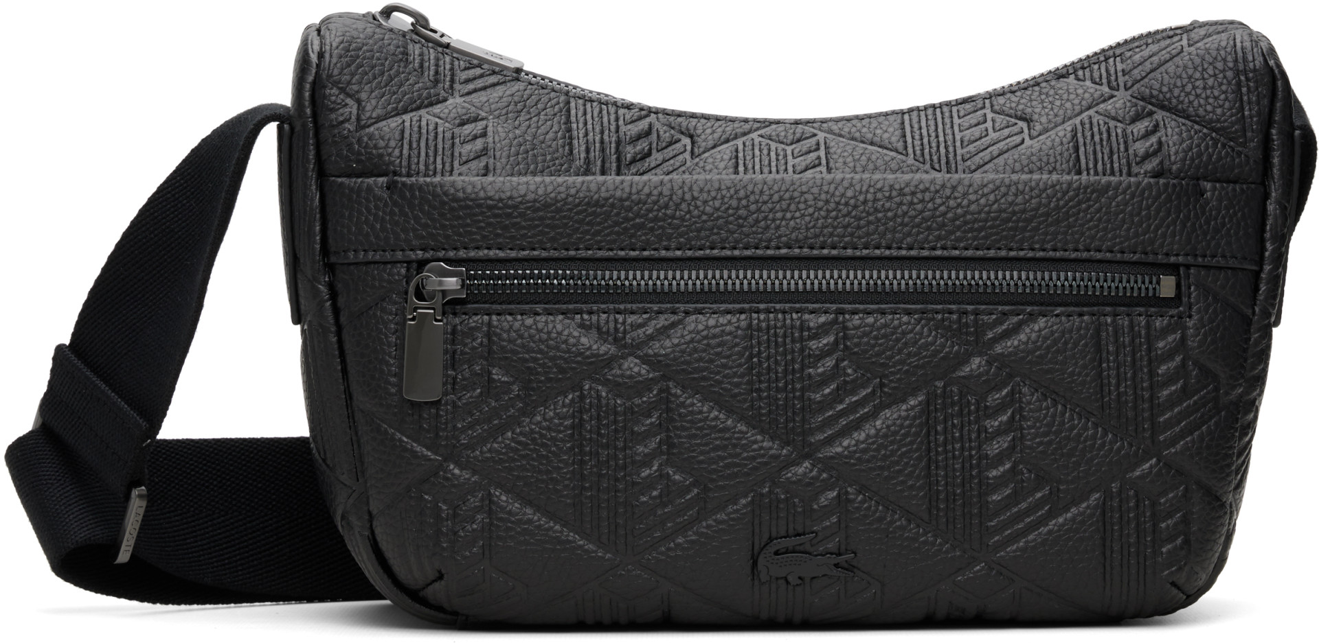 Lacoste - Black Reporter Messenger Bag