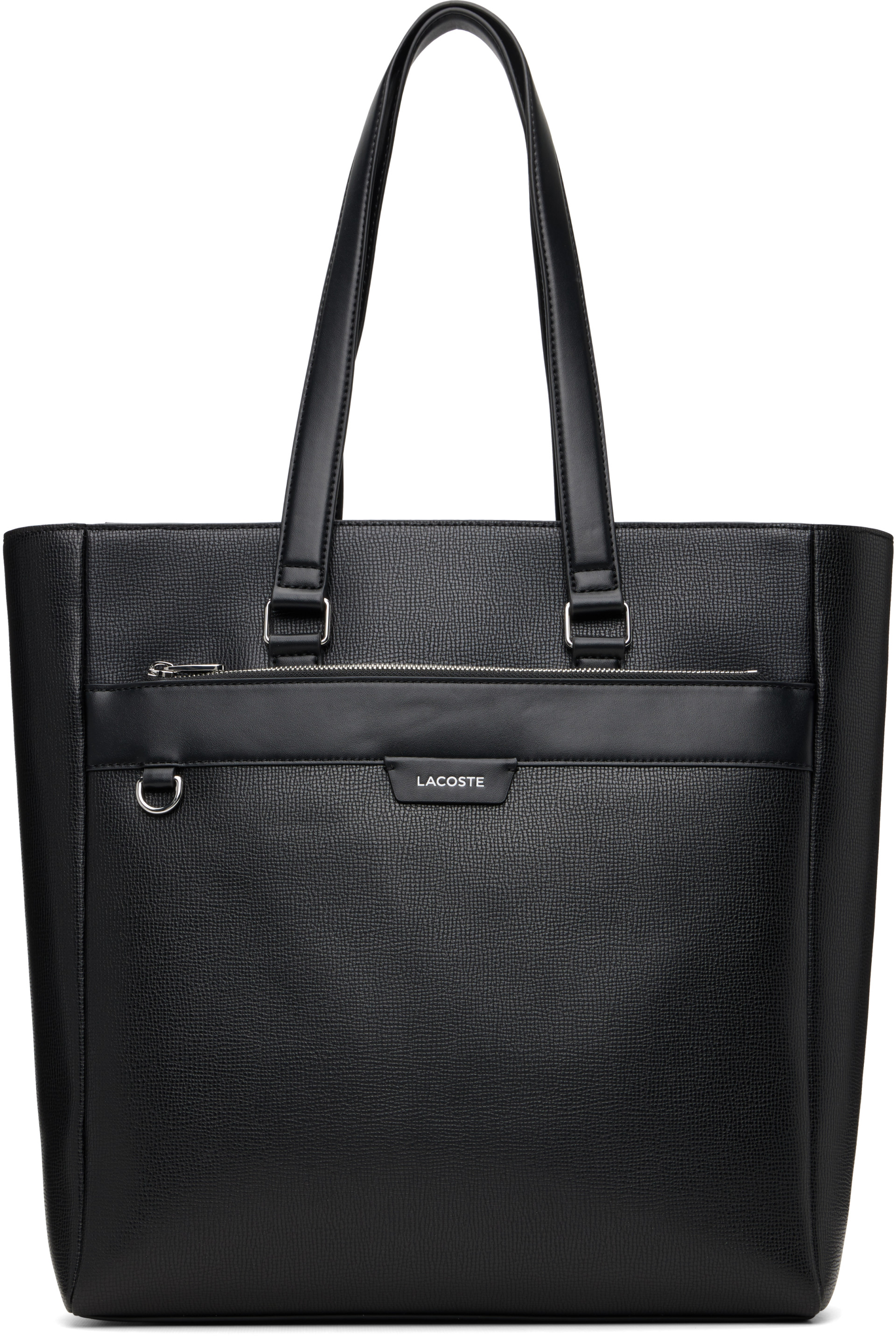 Lacoste - Black Leather Tote