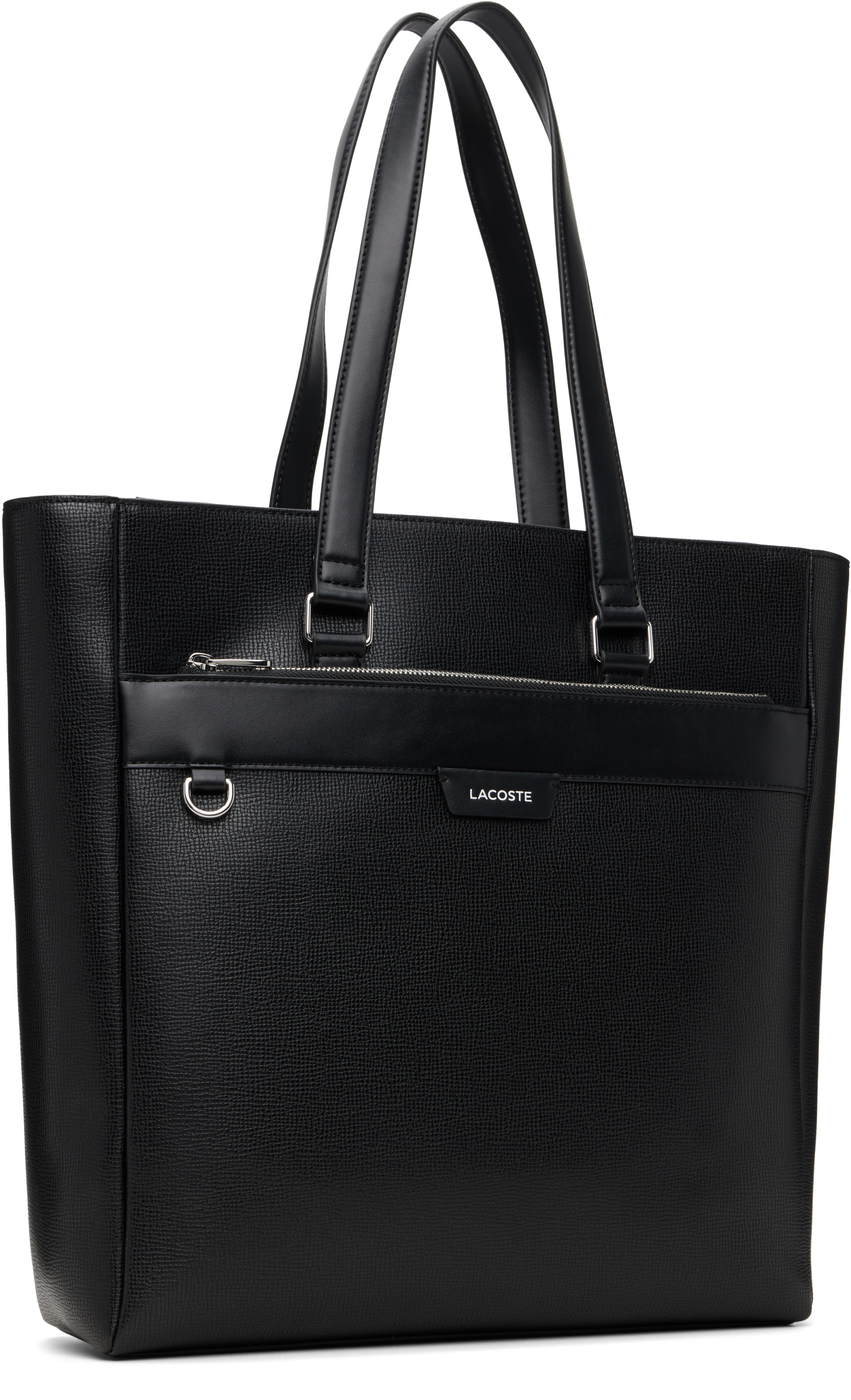 Lacoste - Black Leather Tote