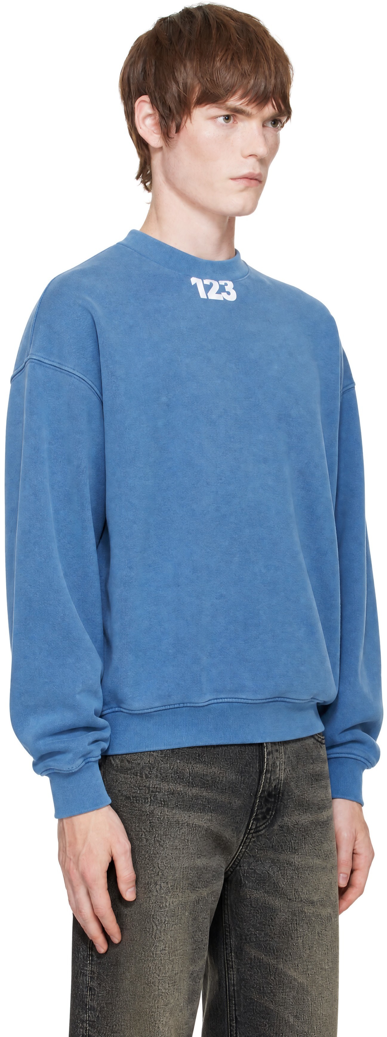 Rivington Roi Rebis - Pull molletonné USO '123' CVA bleu
