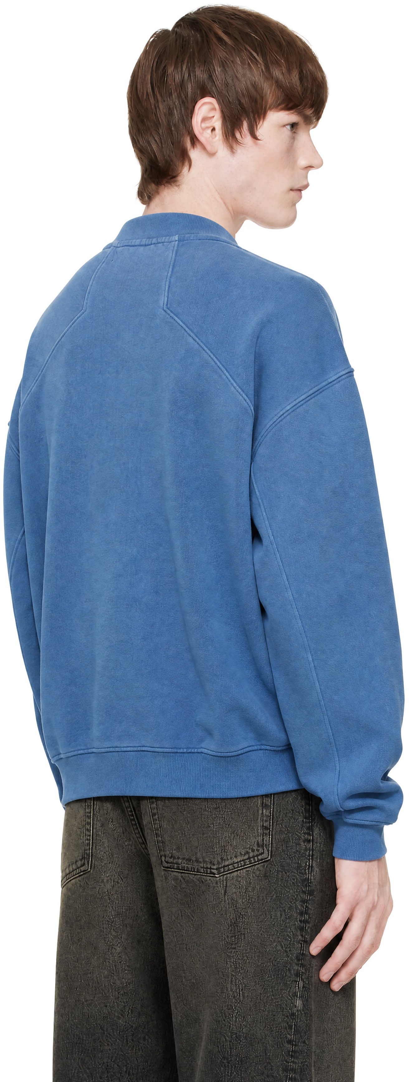 Rivington Roi Rebis - Pull molletonné USO '123' CVA bleu