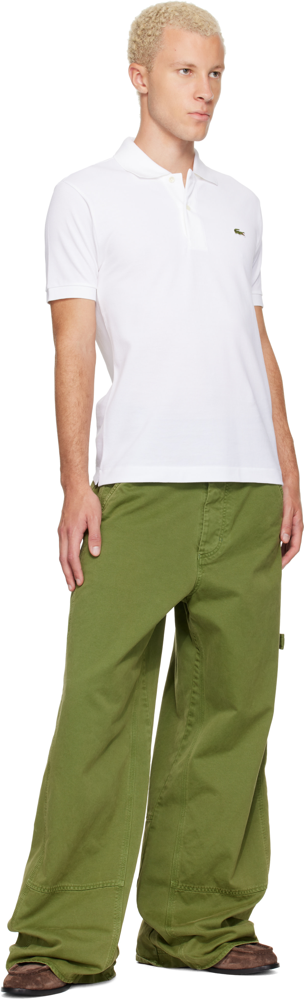 Lacoste: ホワイト Original L.12.12 クラシックフィット ポロシャツ