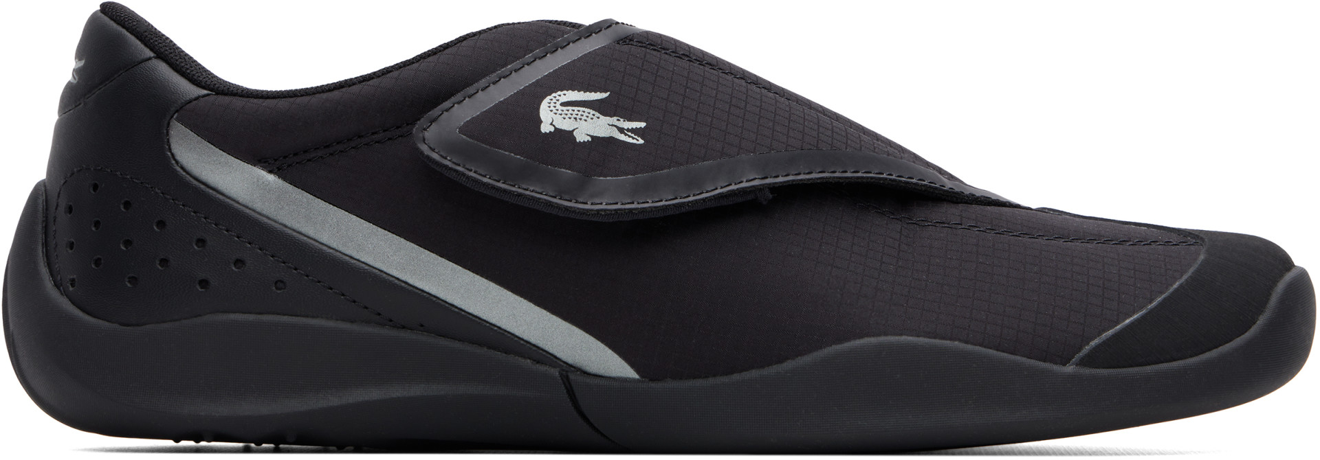 Lacoste - Baskets noires à bride