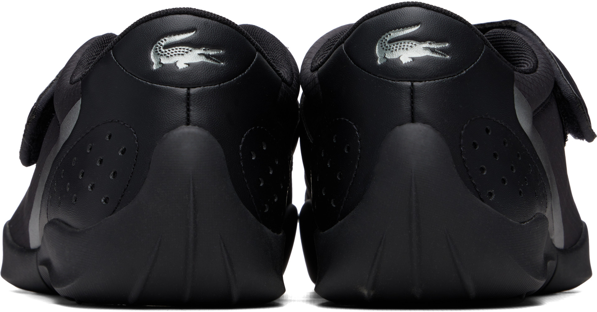 Lacoste - Baskets noires à bride