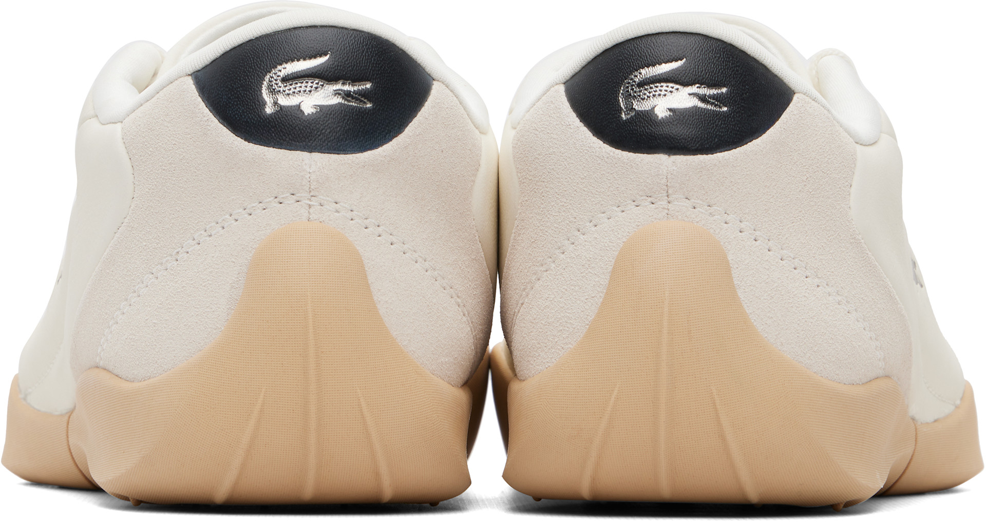 Lacoste - Beige Protect Leather Sneakers