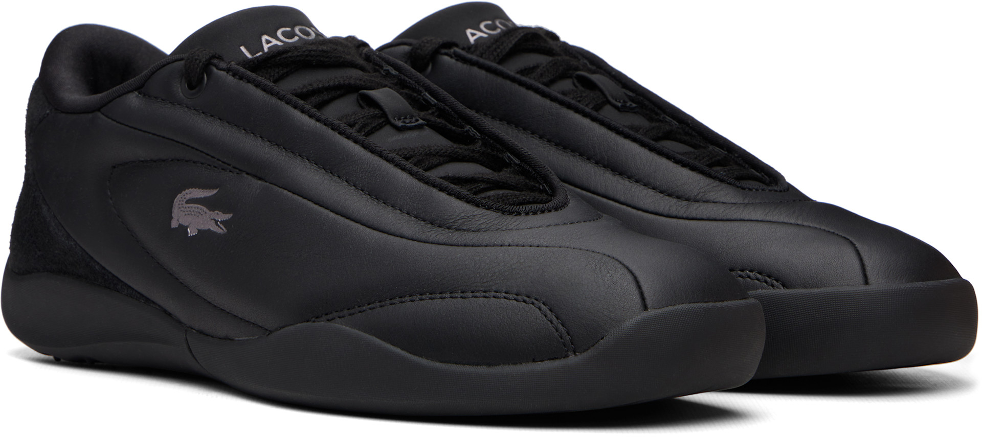 Lacoste - Black Protect Leather Sneakers