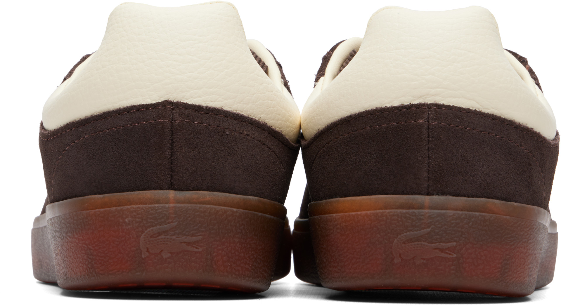 Lacoste - Baskets Baseshot brunes