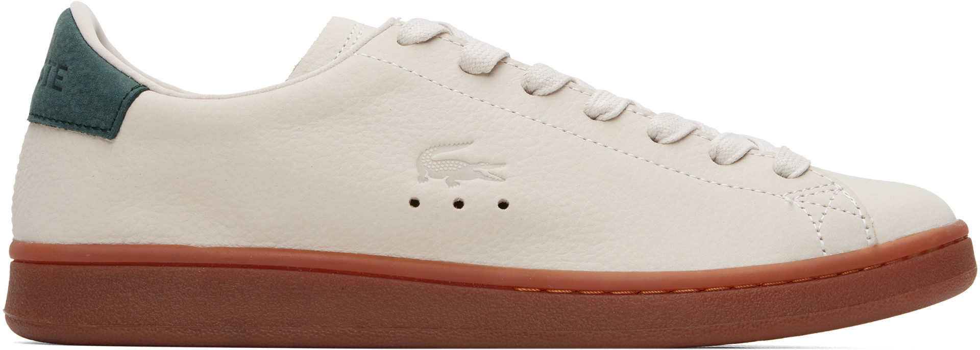 Lacoste - Baskets Carnaby Set blanc cassé