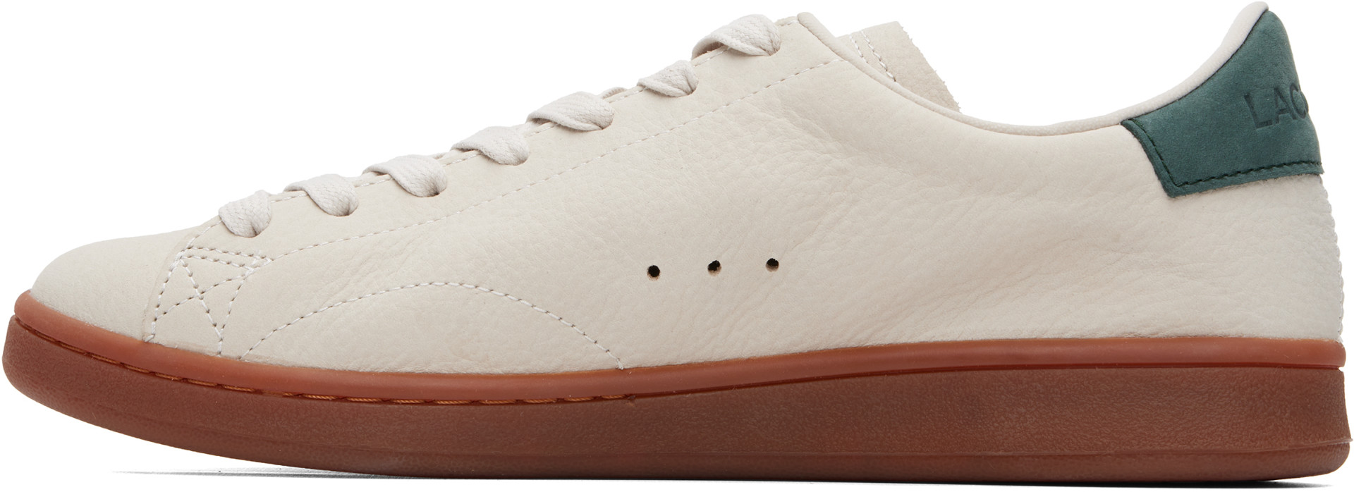 Lacoste - Baskets Carnaby Set blanc cassé