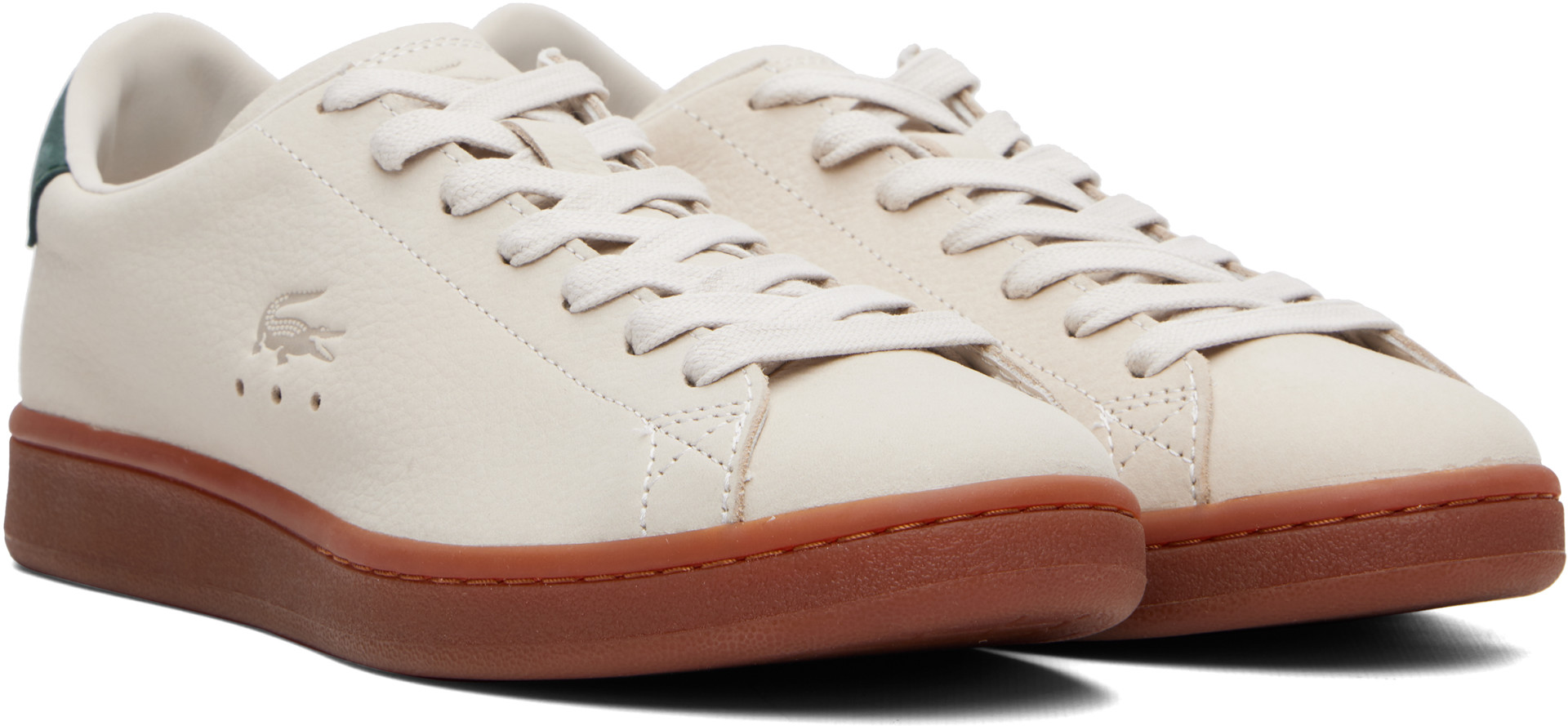 Lacoste - Baskets Carnaby Set blanc cassé