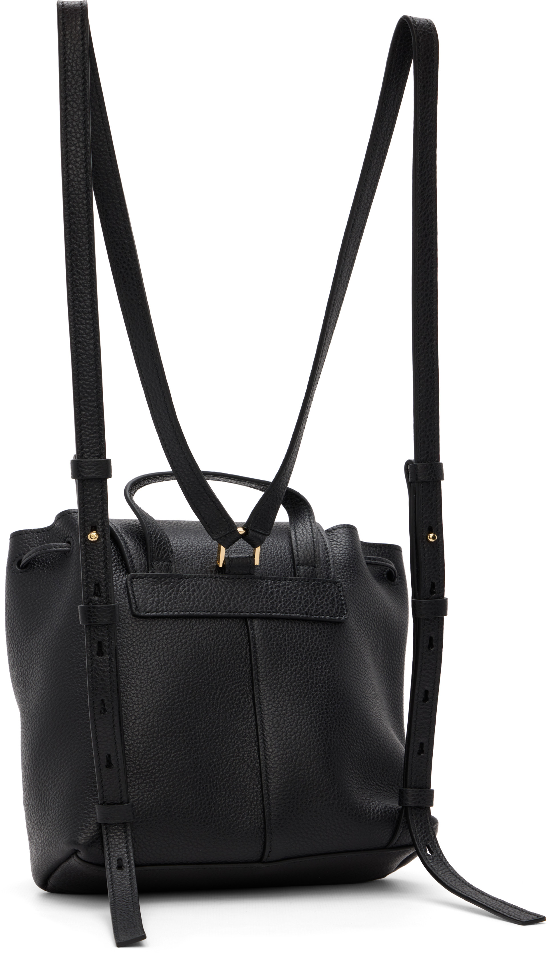 Ferragamo - Black Multi-Pocket Mini Backpack