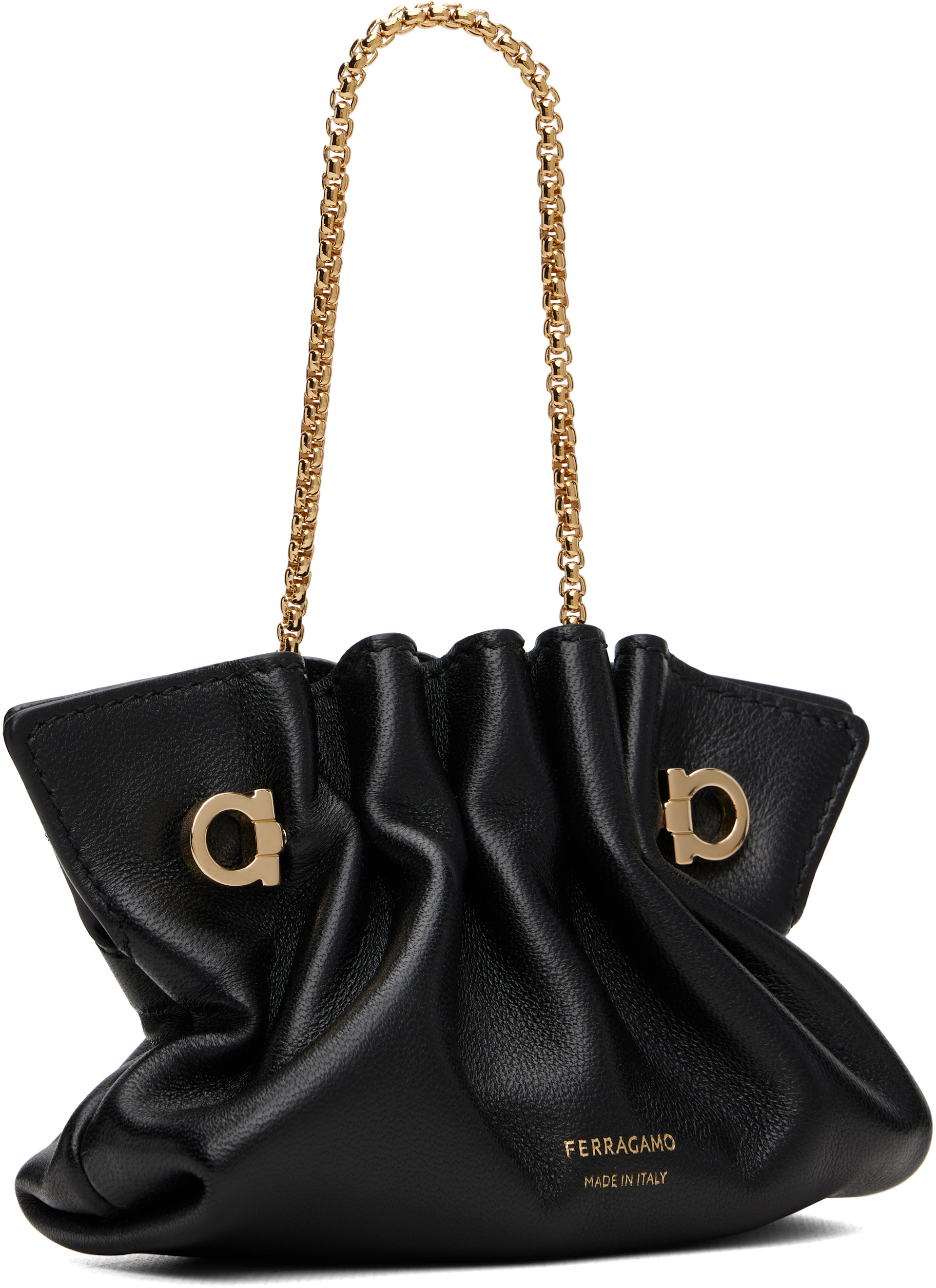 Ferragamo - Micro pochette noire