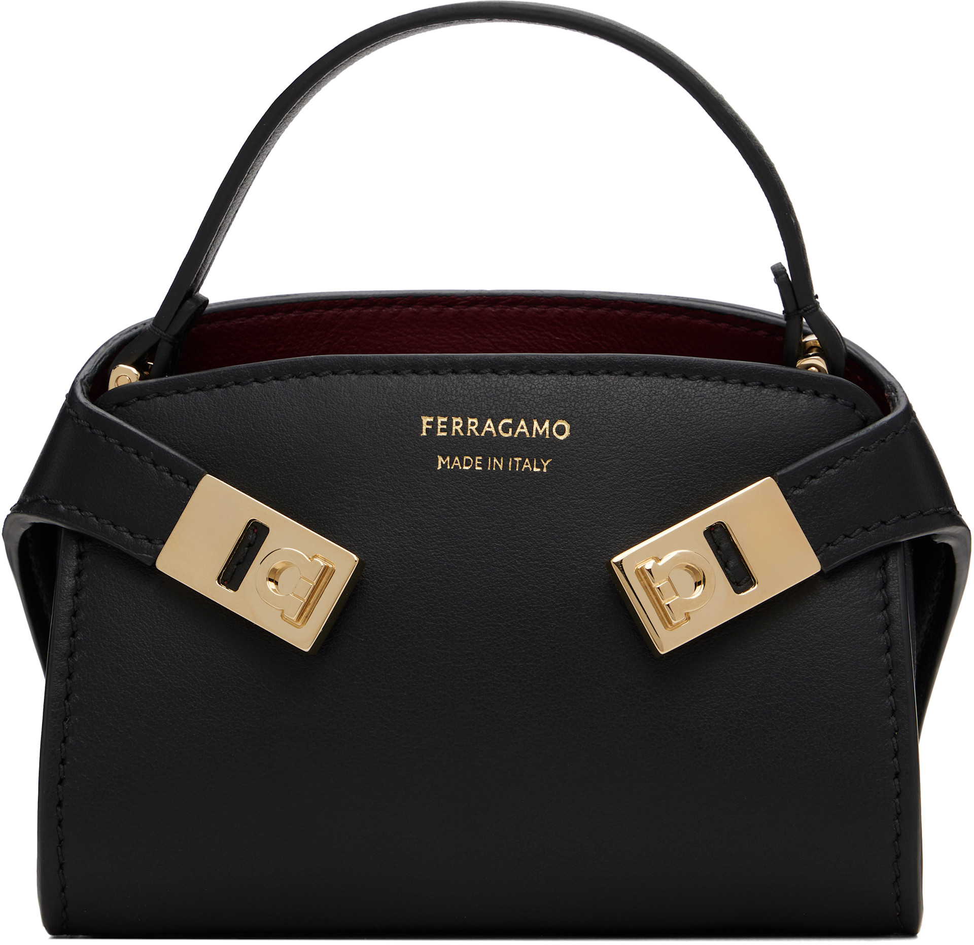 Ferragamo - Micro sac noir