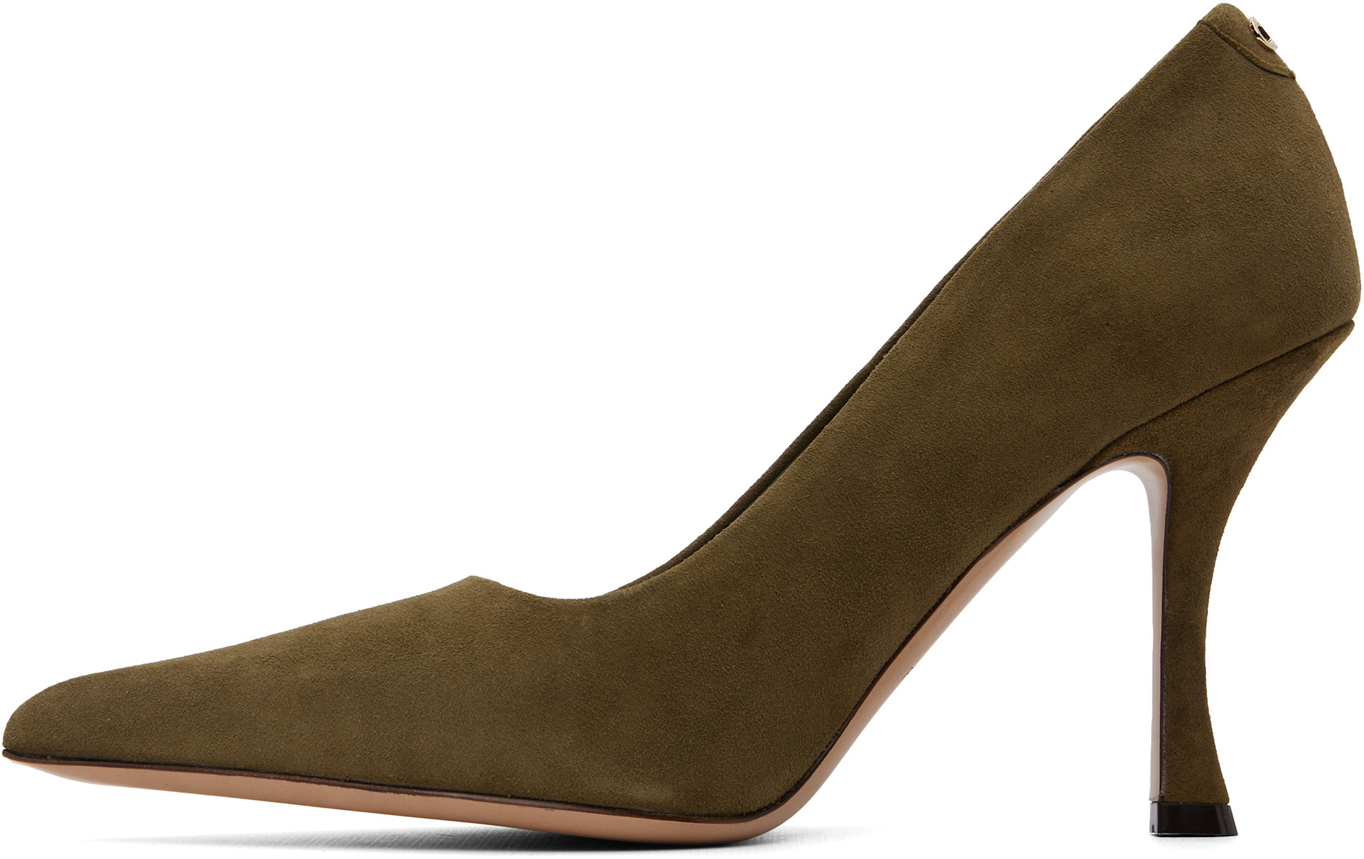 Ferragamo - Chaussures à talon Elydea vertes