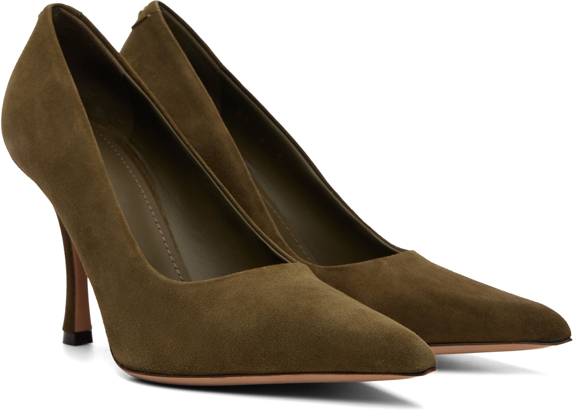 Ferragamo - Chaussures à talon Elydea vertes