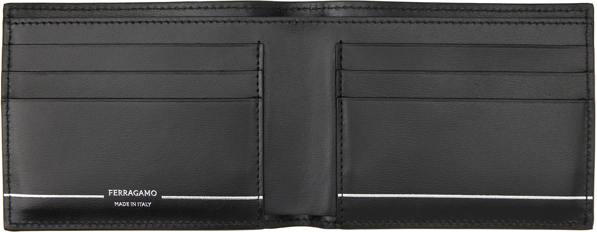 Ferragamo - ブラック Gancini 財布