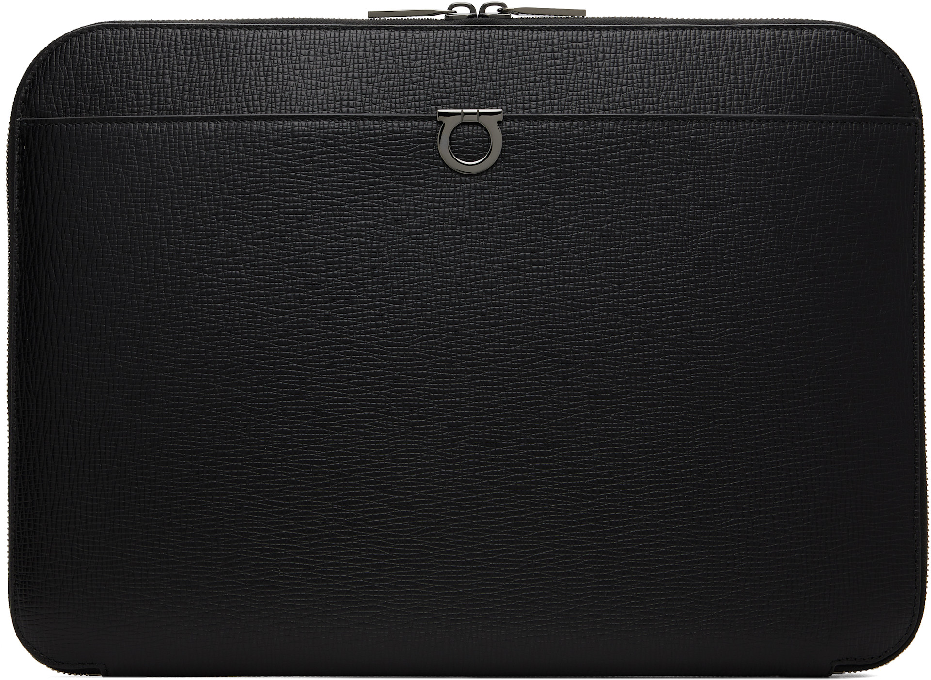 Ferragamo - Black Gancini Document Holder