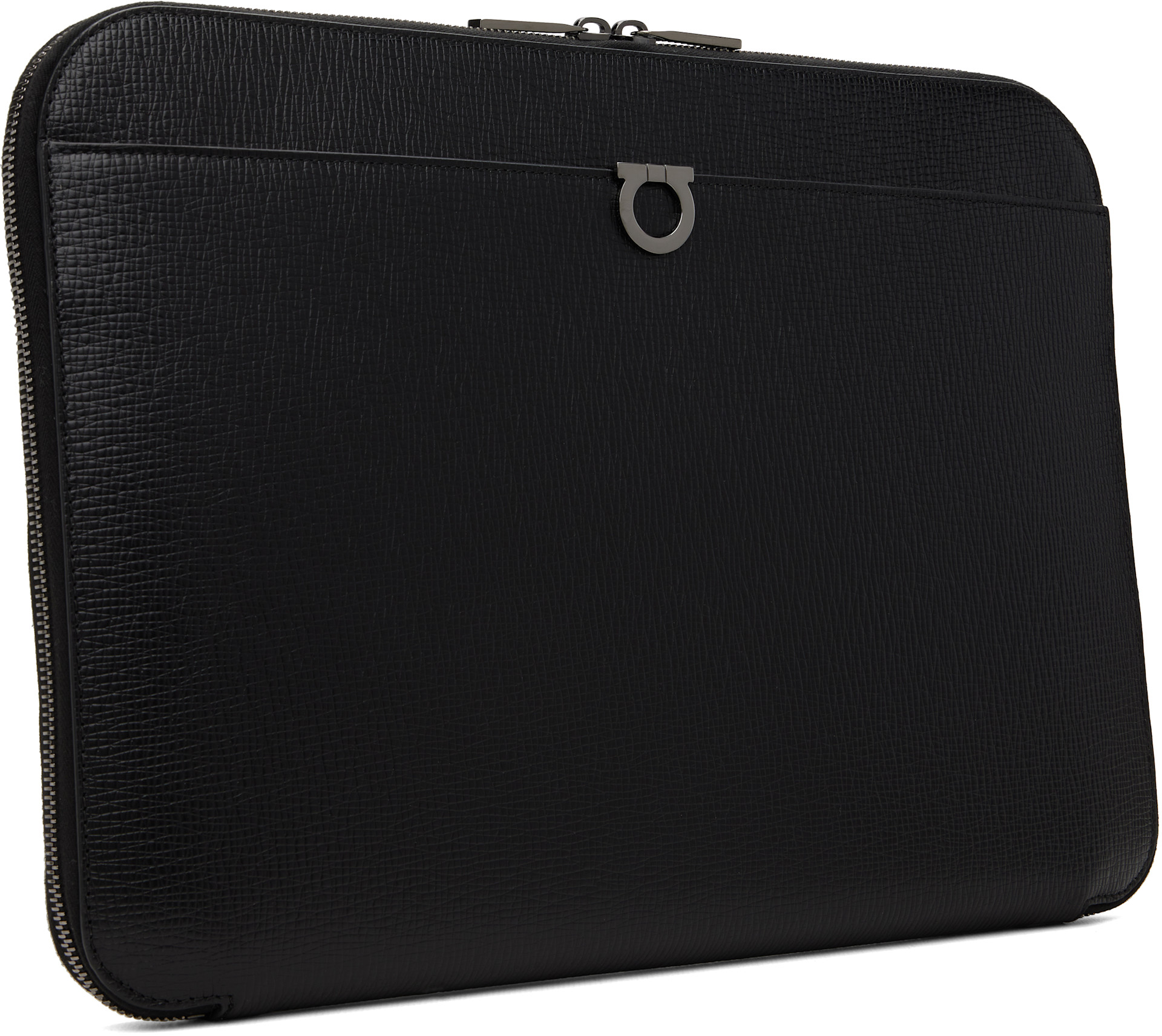 Ferragamo - Black Gancini Document Holder