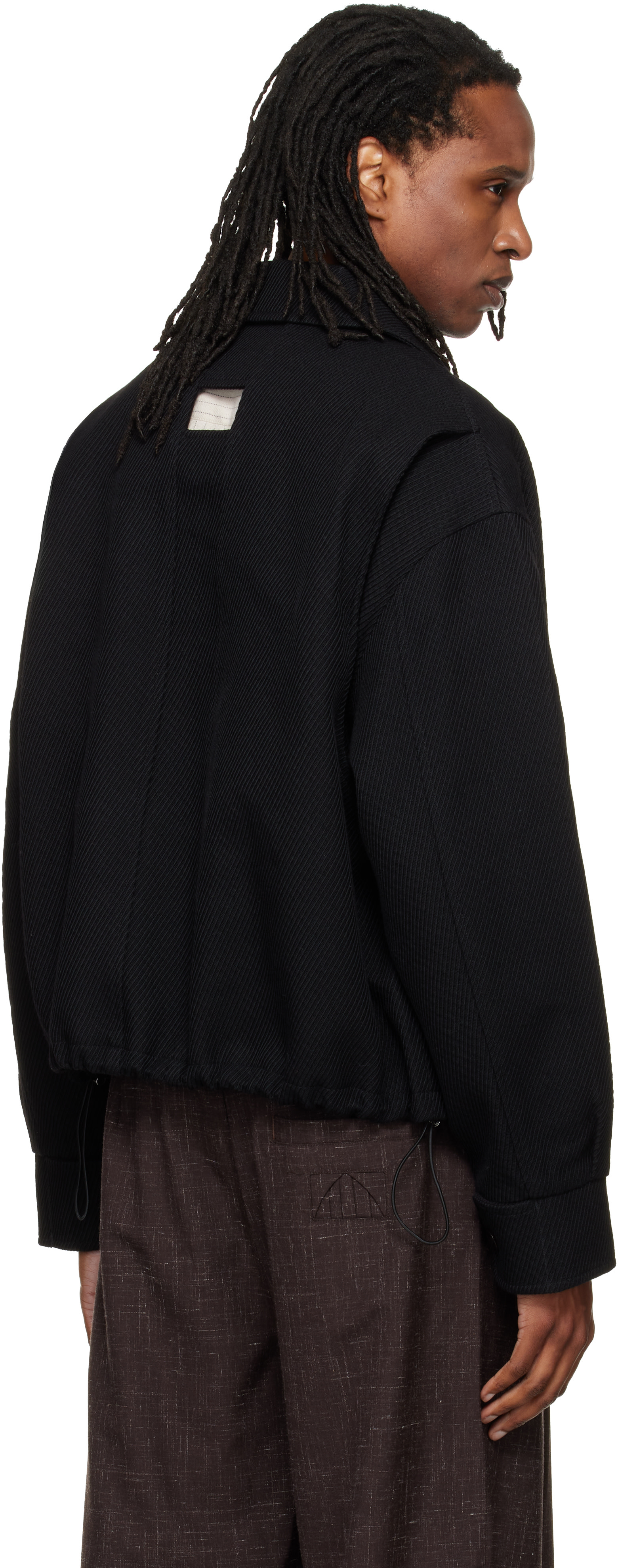 NULLUS - Blouson étagé MK3 noir à patte
