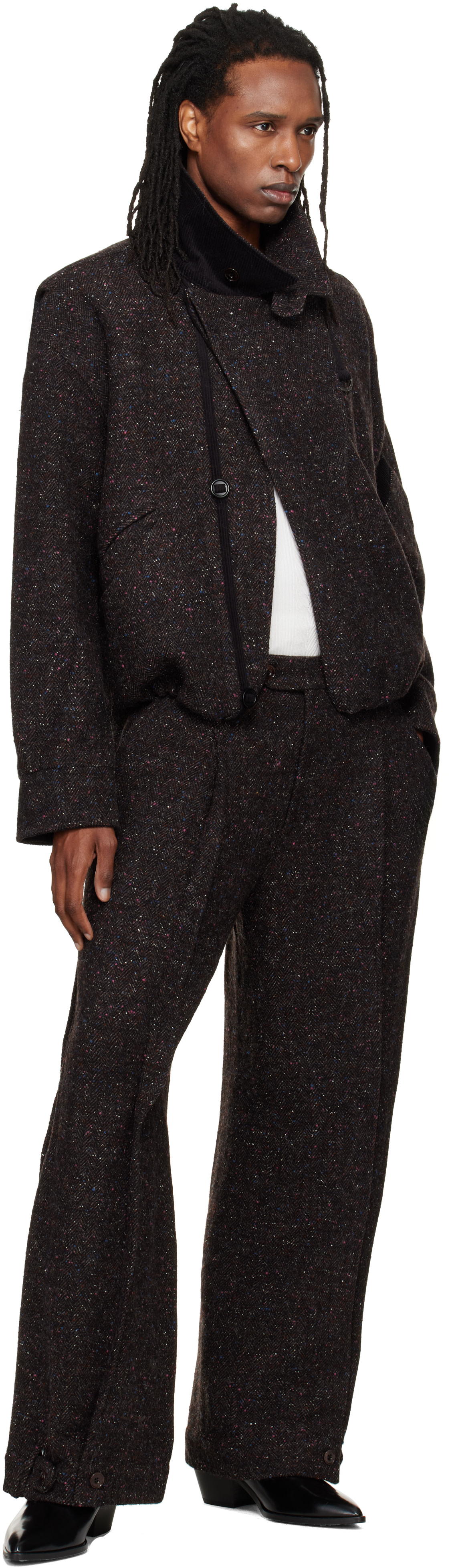 NULLUS - Gray Layered Placket MK3 Jacket