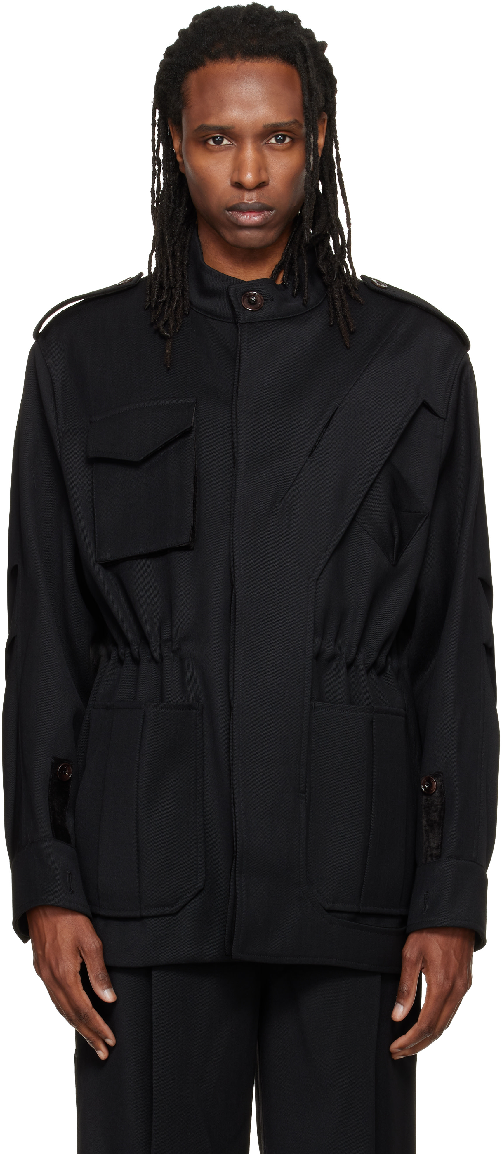 NULLUS - Parka déconstruit noir