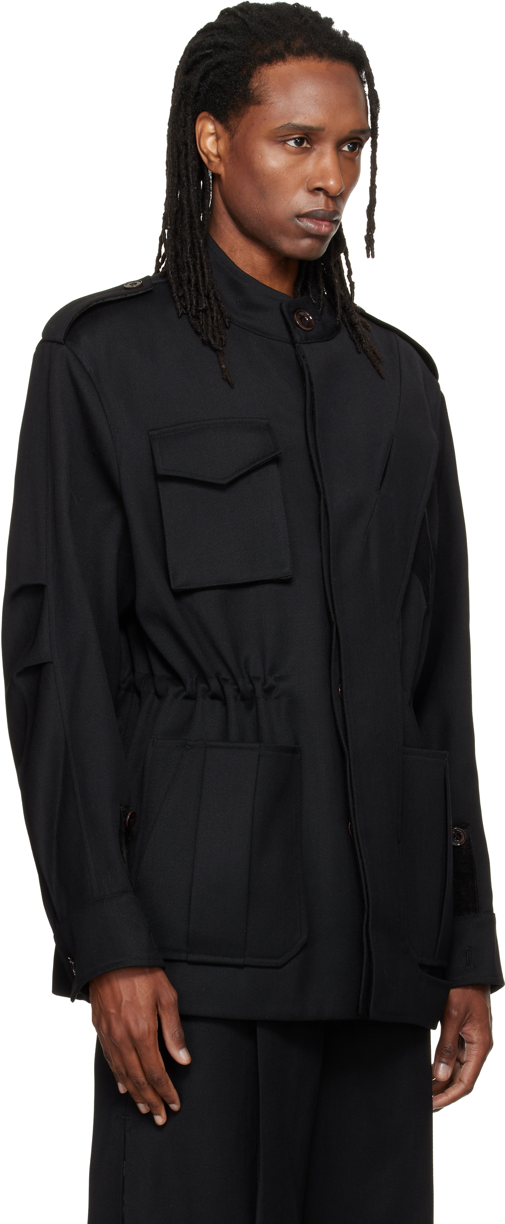 NULLUS - Parka déconstruit noir