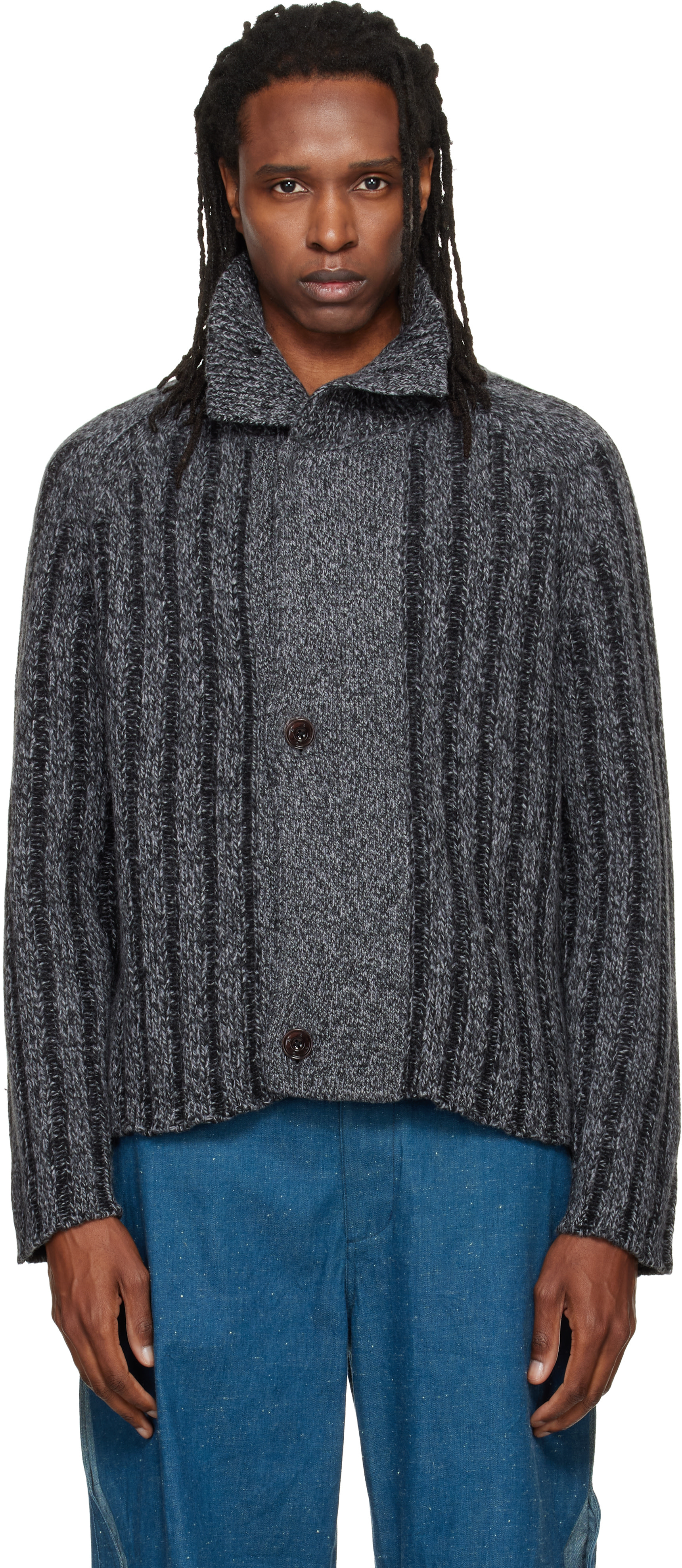 NULLUS - Cardigan Tracey Towers gris