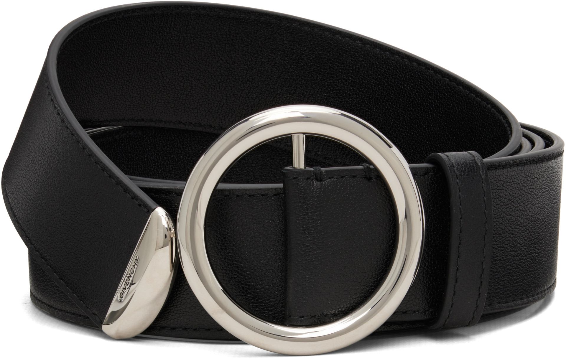 Givenchy - Black Leather Belt