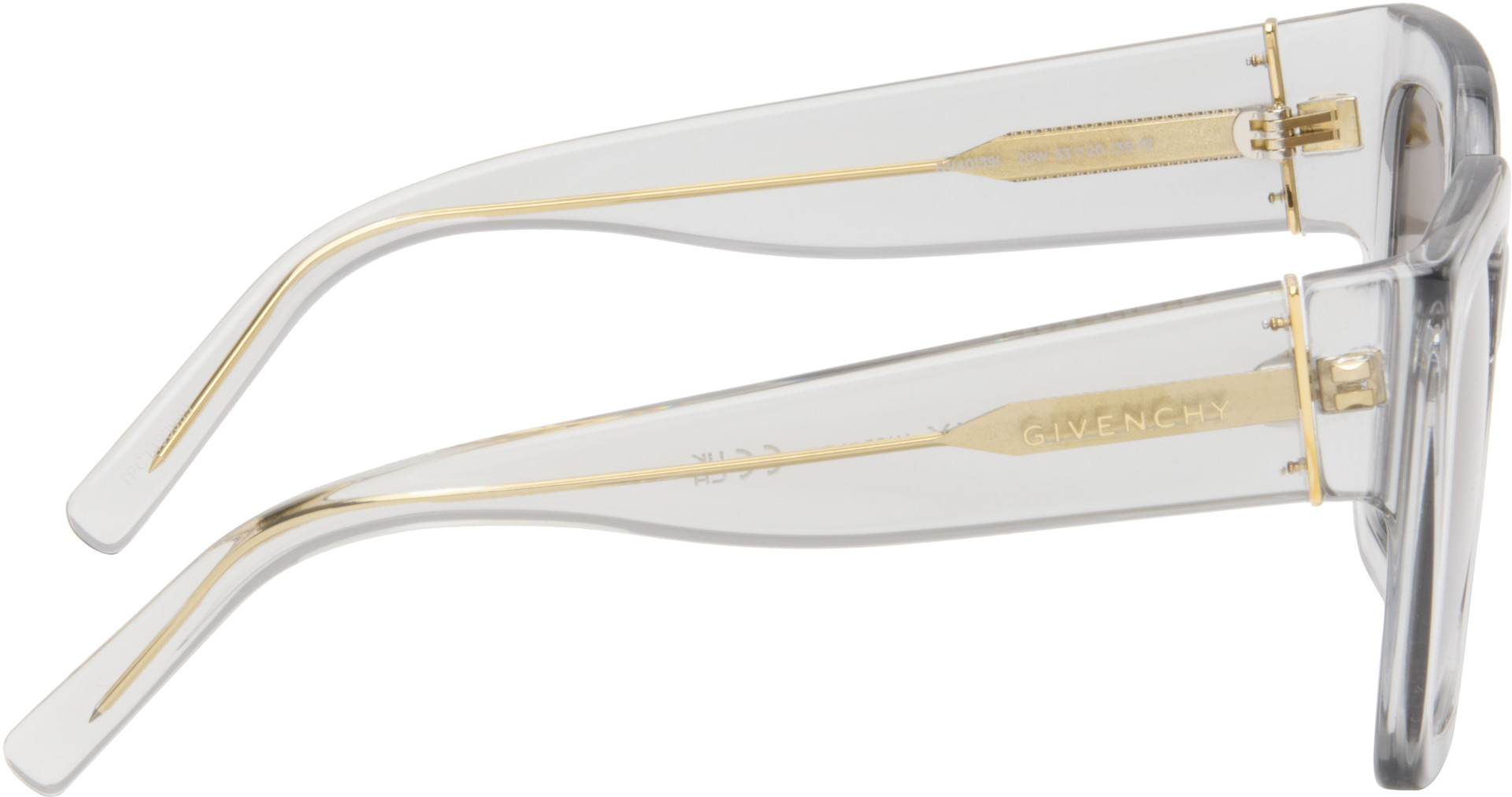 Givenchy - Transparent 'GIVENCHY Bold' Sunglasses