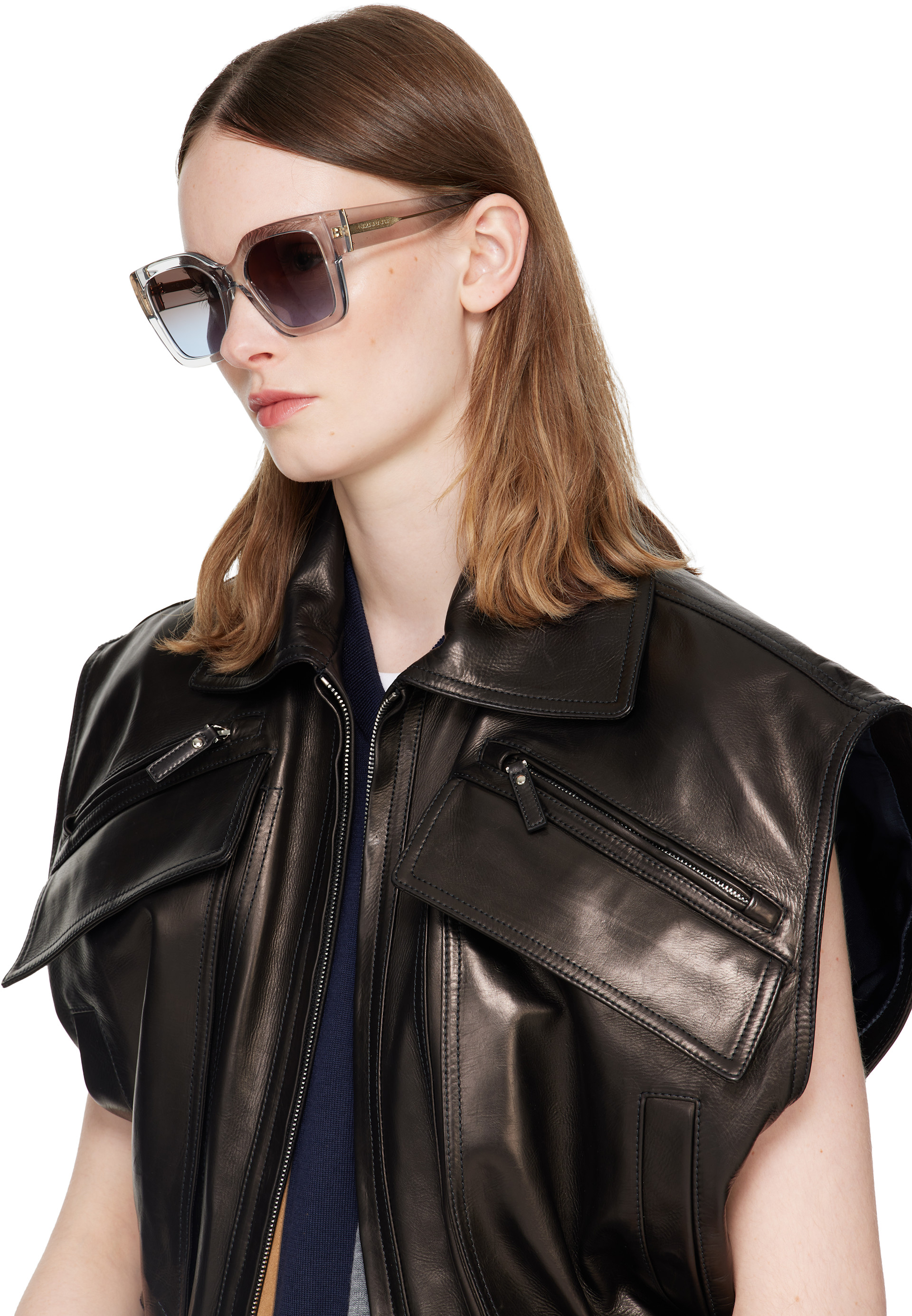 Givenchy - Transparent 'GIVENCHY Bold' Sunglasses