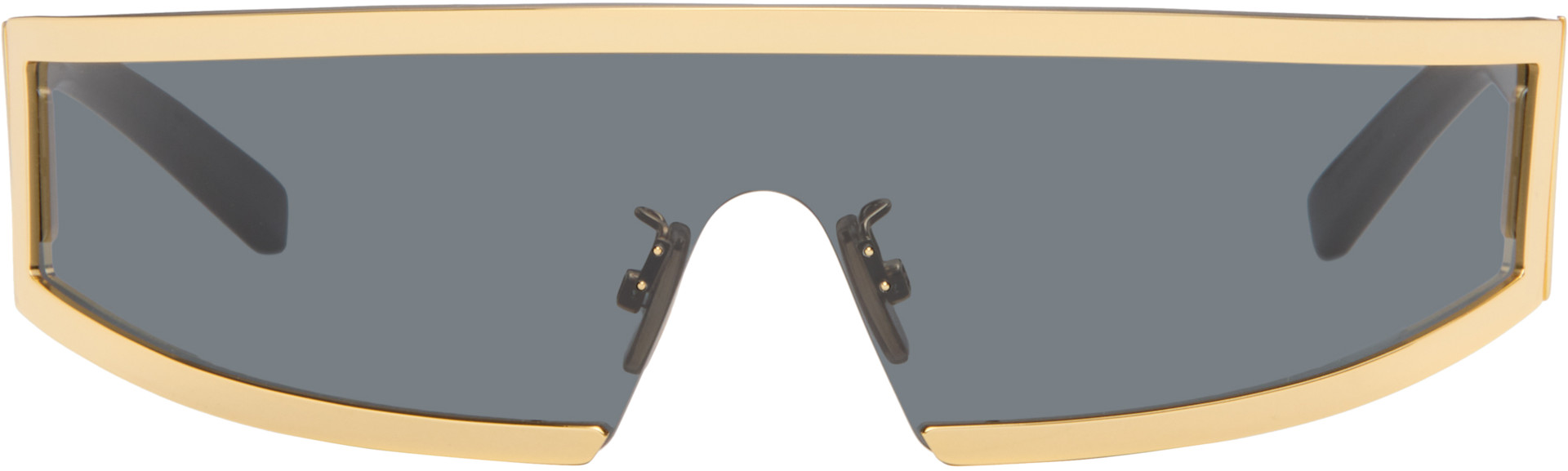Givenchy - Gold Square Sunglasses