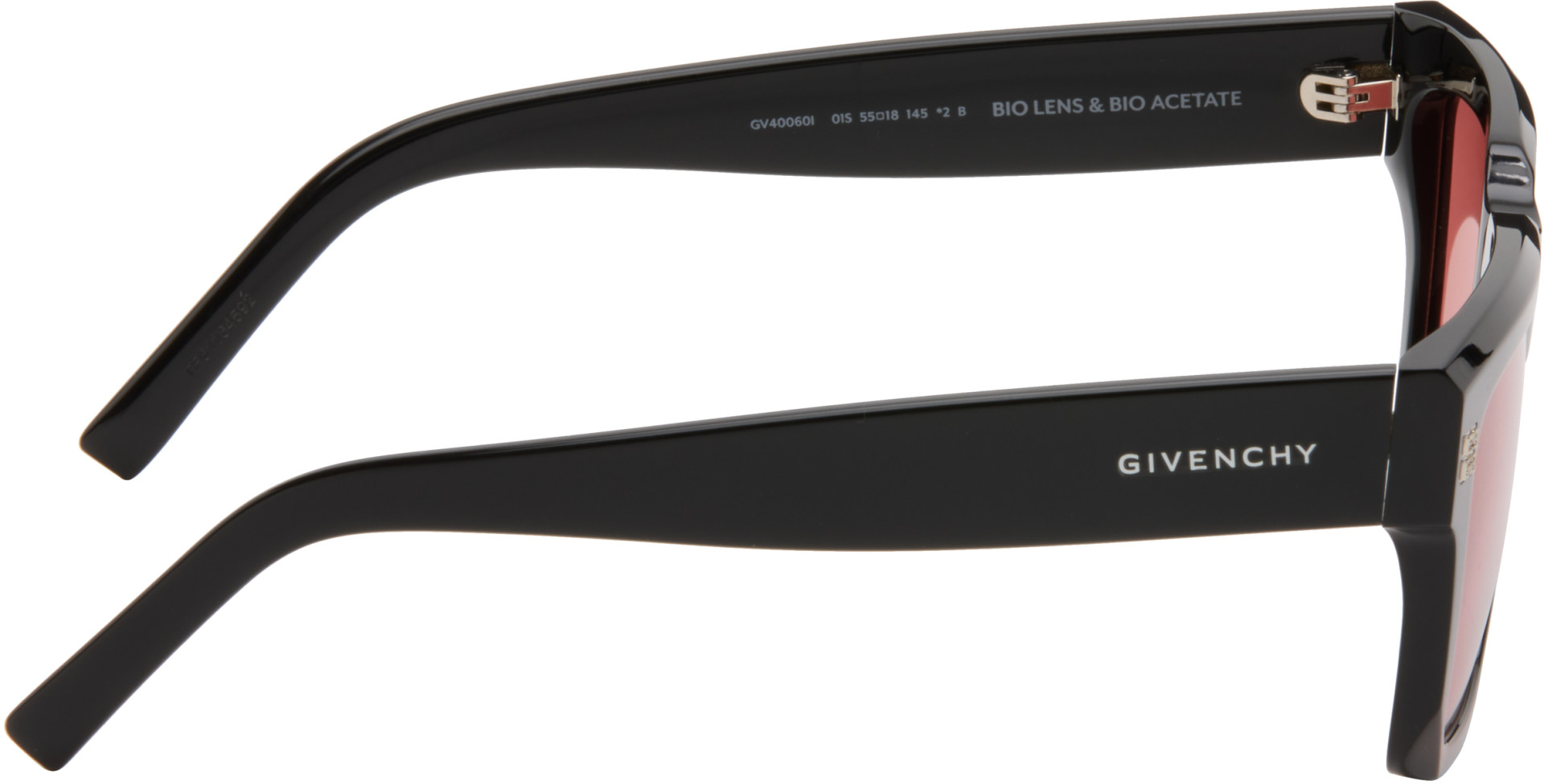 Givenchy - Black GV Day Square Sunglasses