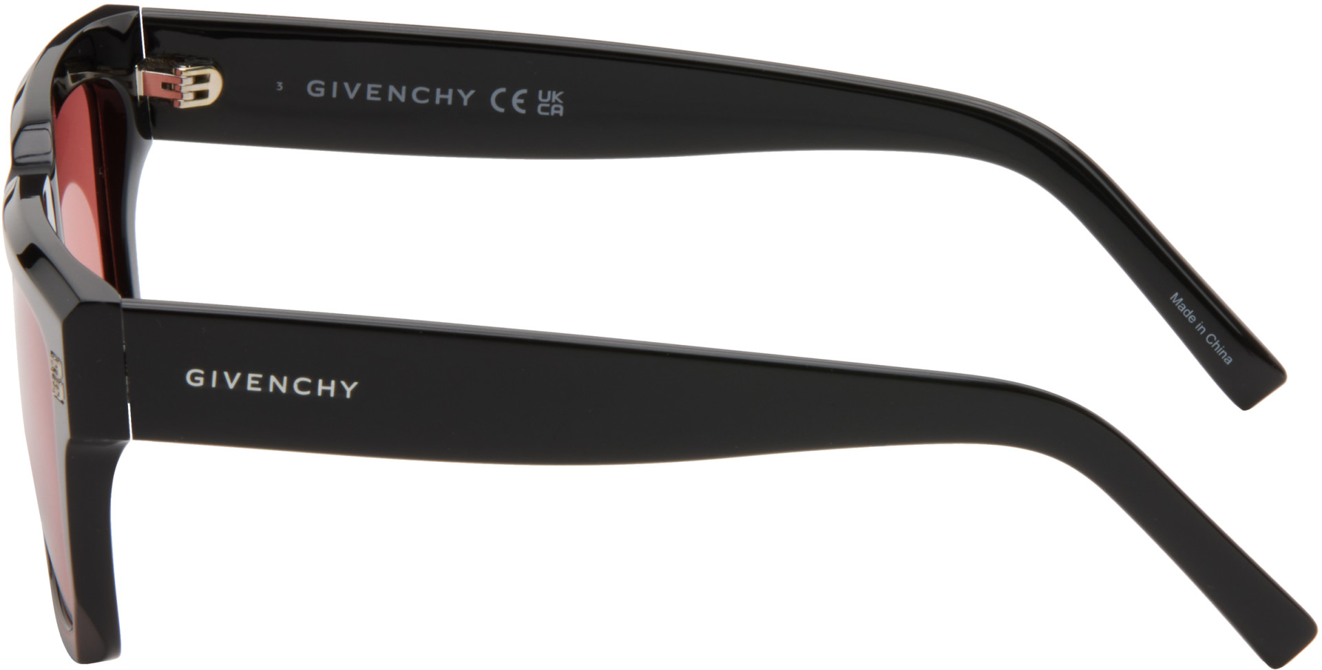 Givenchy - Black GV Day Square Sunglasses