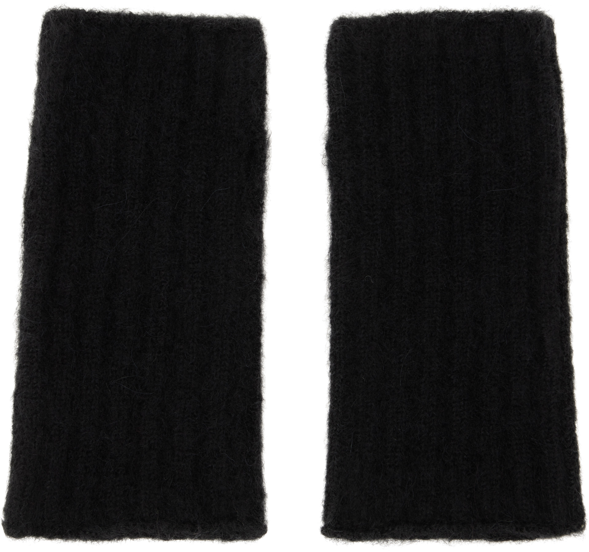 Givenchy - Black Alpaca Mittens