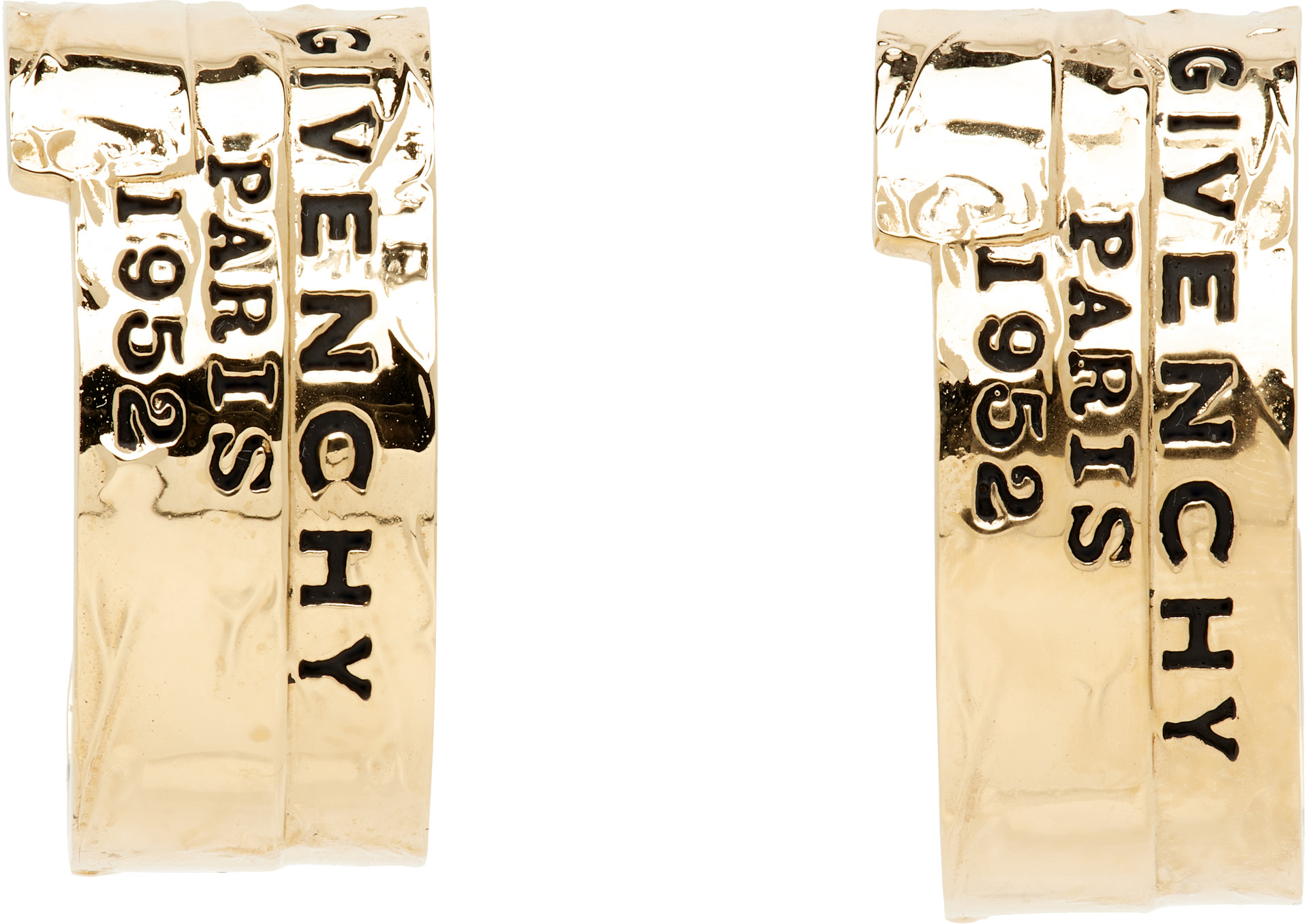 Givenchy - Boucles d'oreilles à logo gravé