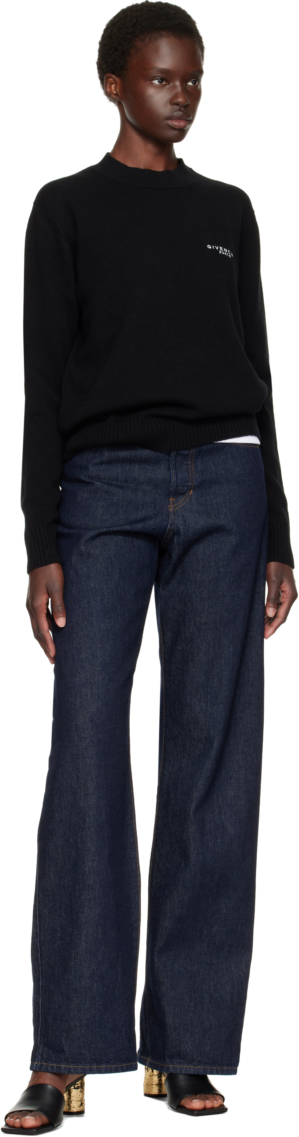 Givenchy: Black Wool & Cashmere Sweater | SSENSE