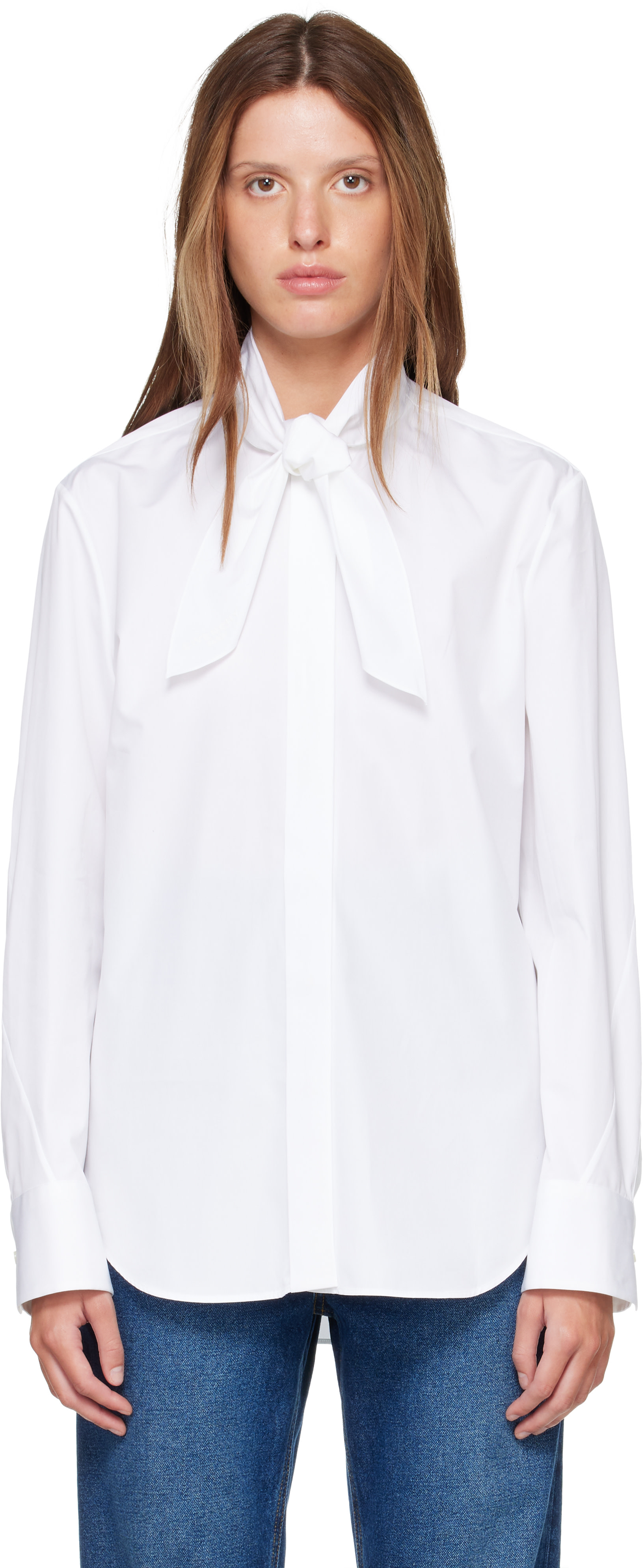 Givenchy - Chemise blanche à coupe cocon