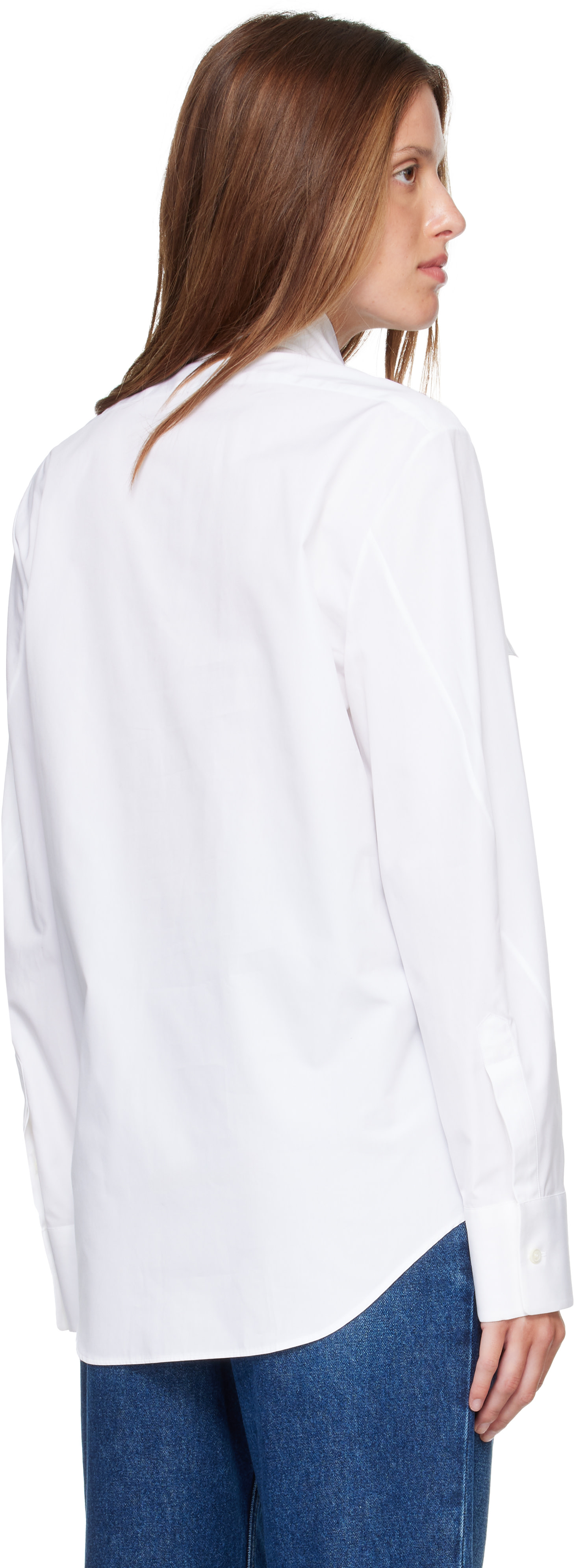 Givenchy - White Cocoon Shirt