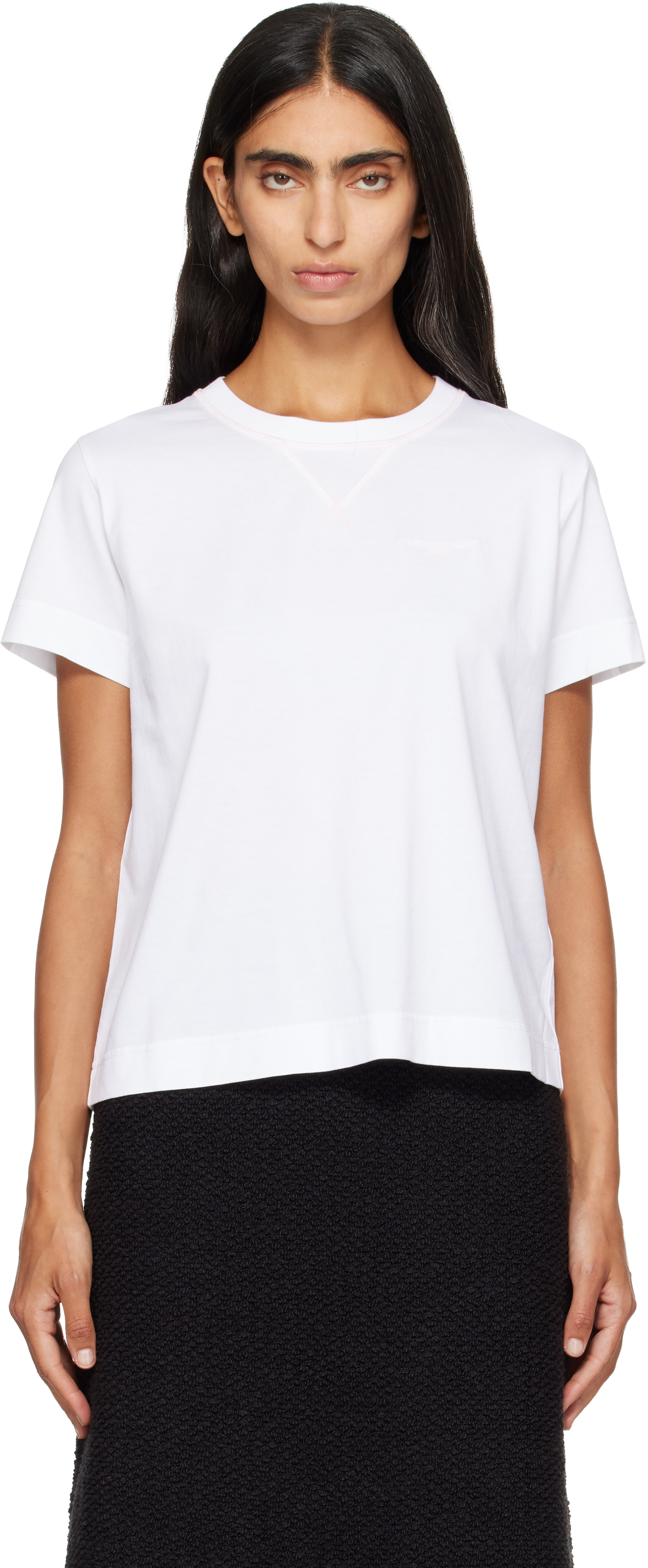 Givenchy - White Logo Crewneck T-shirt