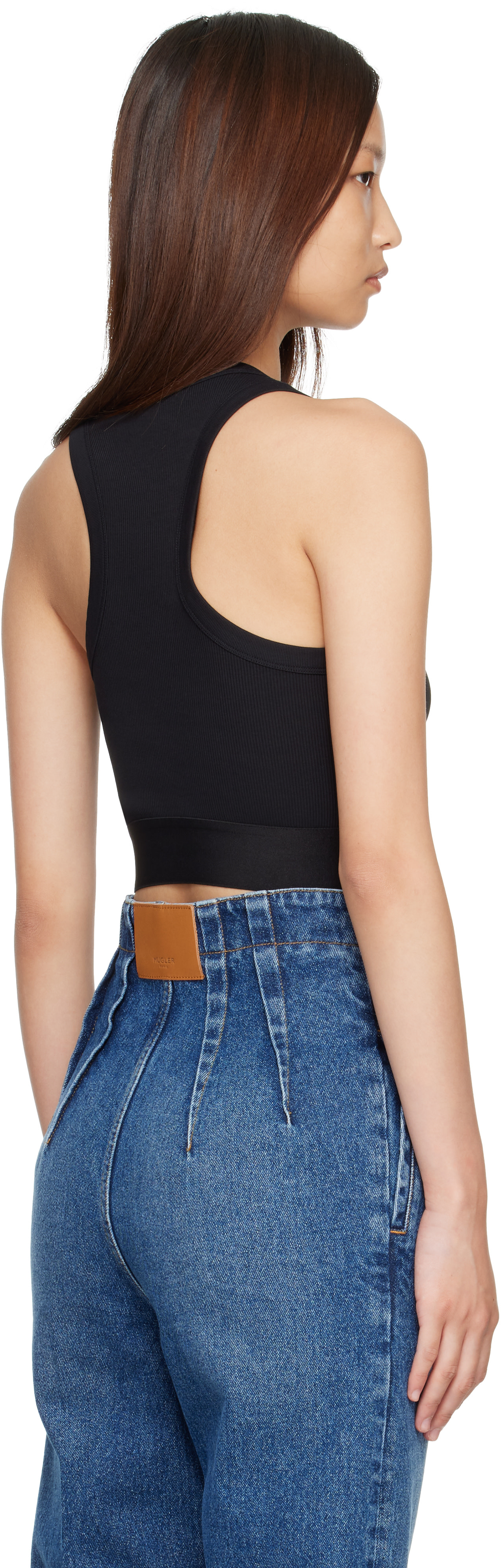 Givenchy - Débardeur écourté noir en coton