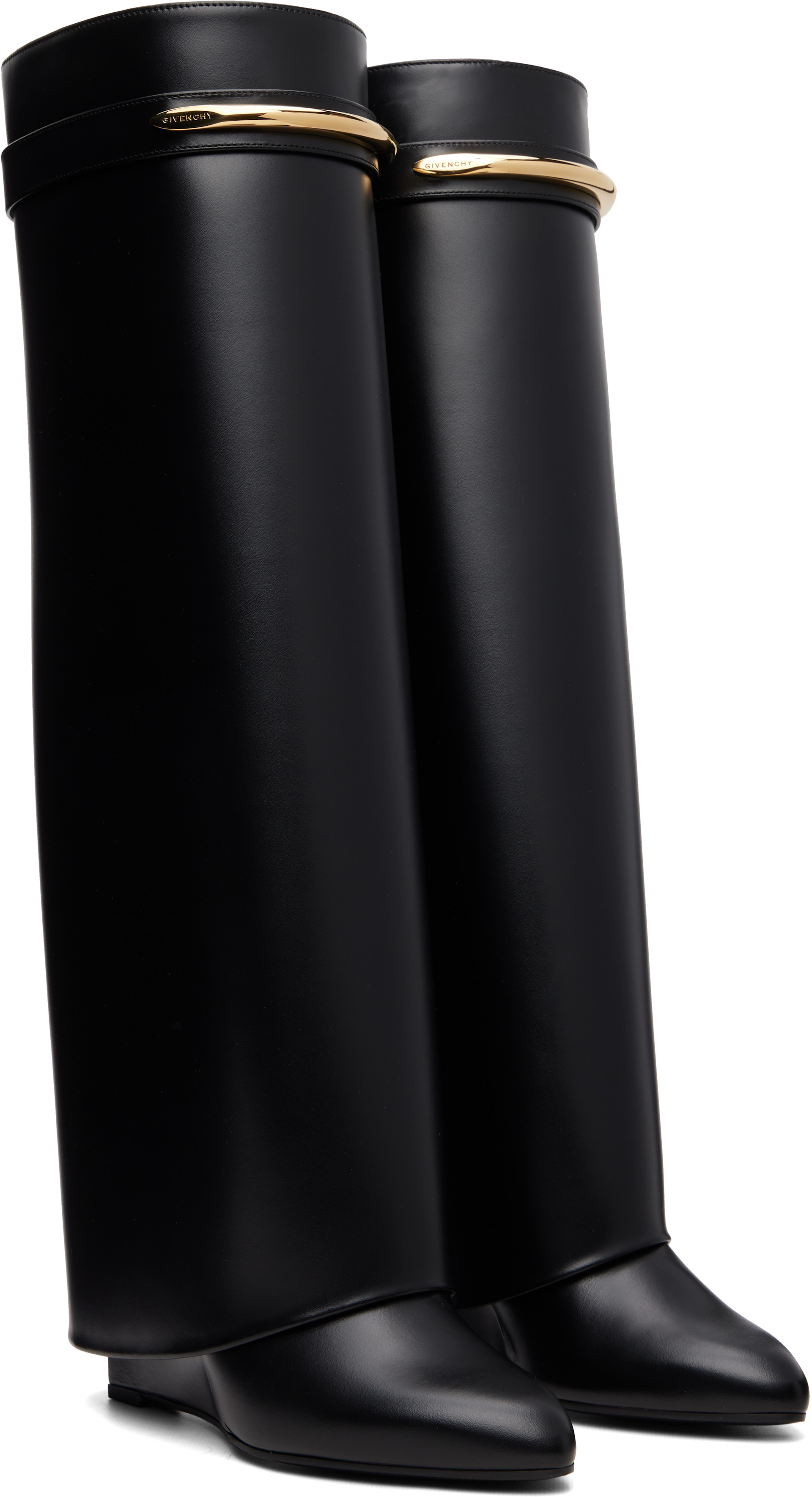 Givenchy - Bottes hautes Shark Pinch noires
