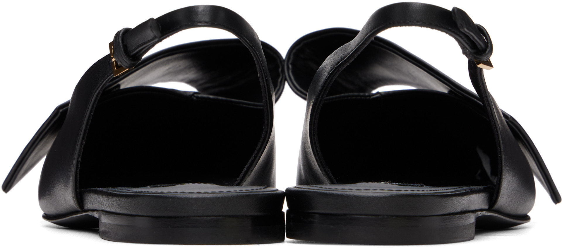 Givenchy - Ballerines noires à bride torsadée
