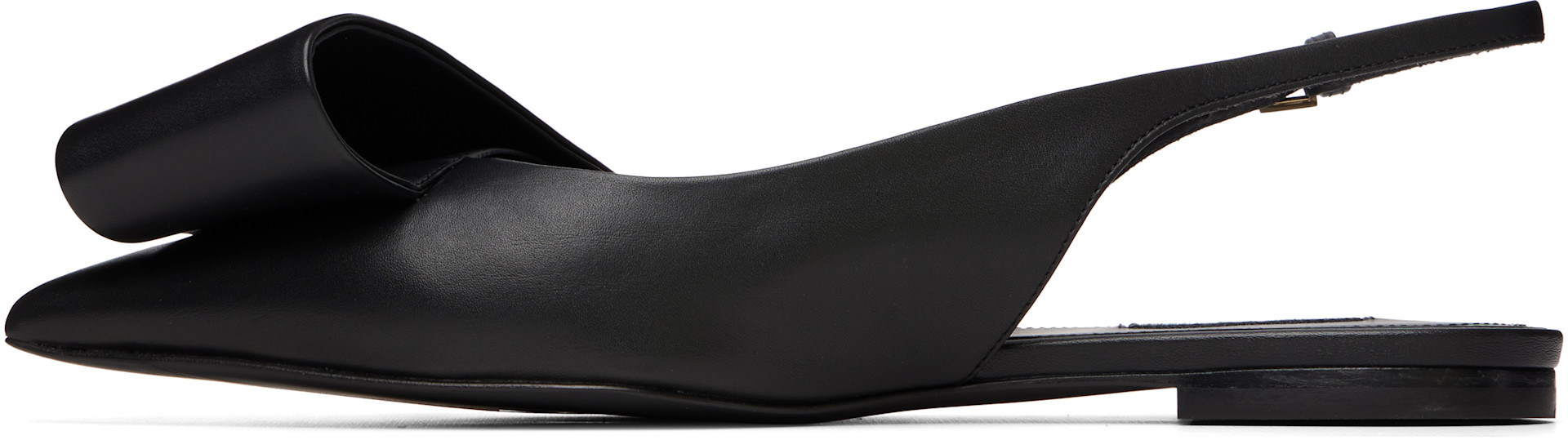 Givenchy - Ballerines noires à bride torsadée