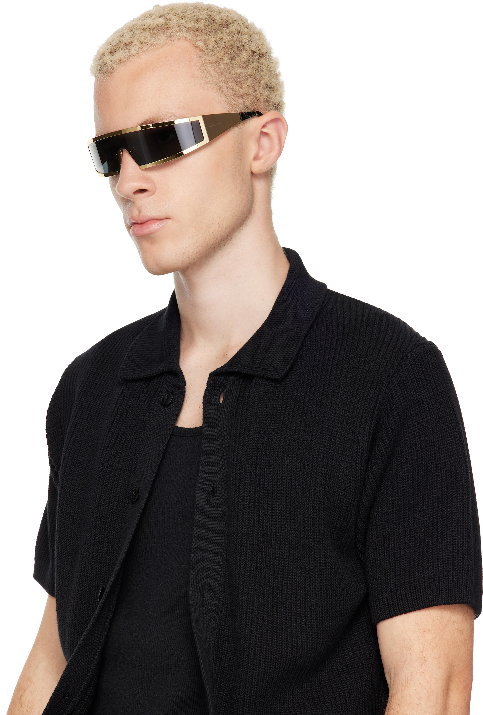 Givenchy - Gold Square Sunglasses